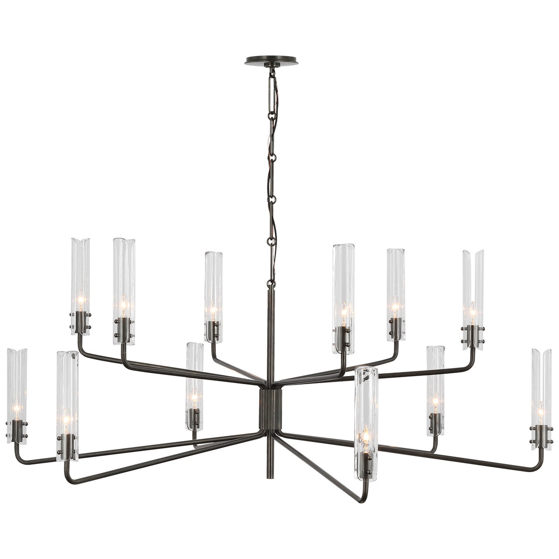VISUAL COMFORT SIGNATURE, CASORIA GRANDE TWO TIER CHANDELIER, CHANDELIER LIGHT