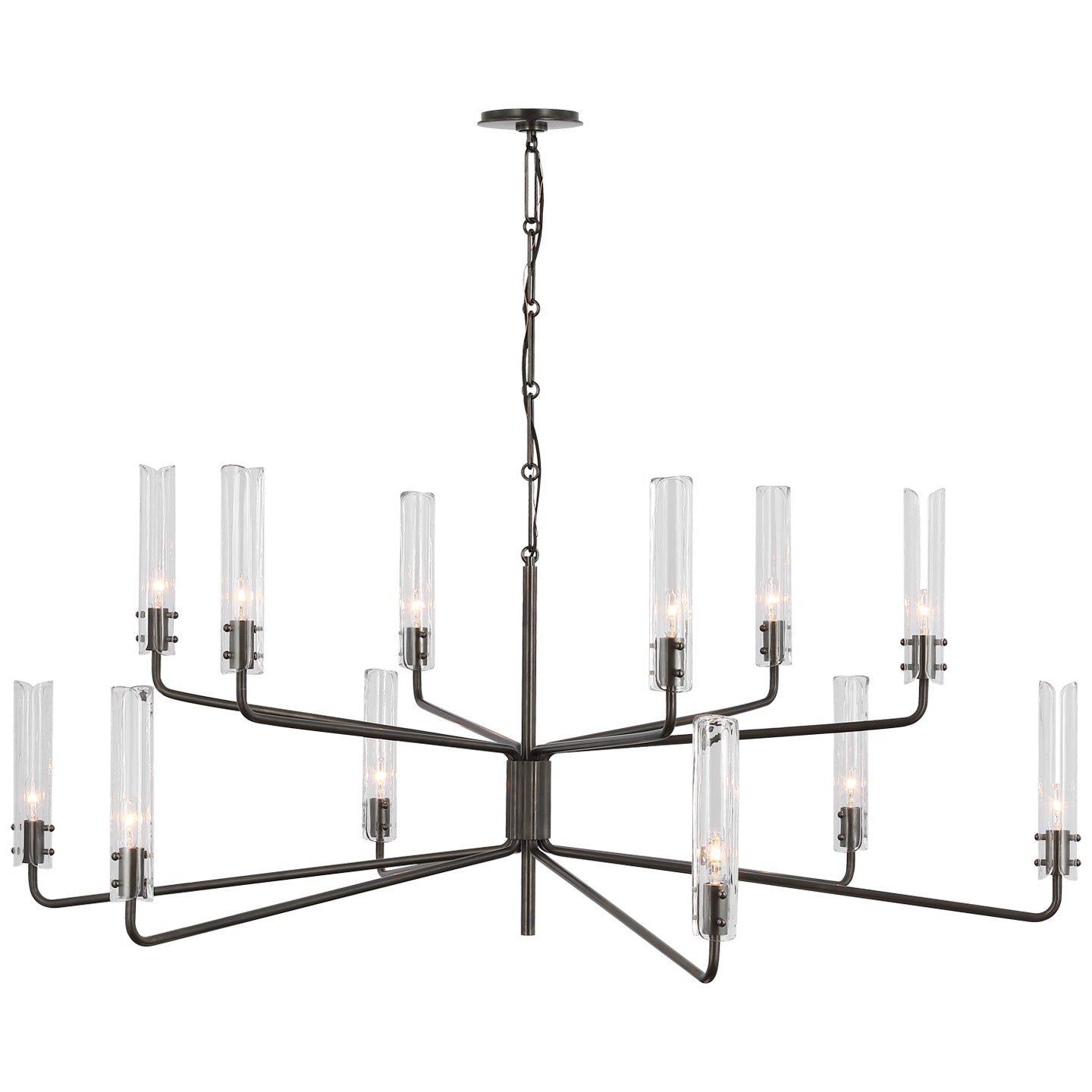 VISUAL COMFORT SIGNATURE, CASORIA GRANDE TWO TIER CHANDELIER, CHANDELIER LIGHT