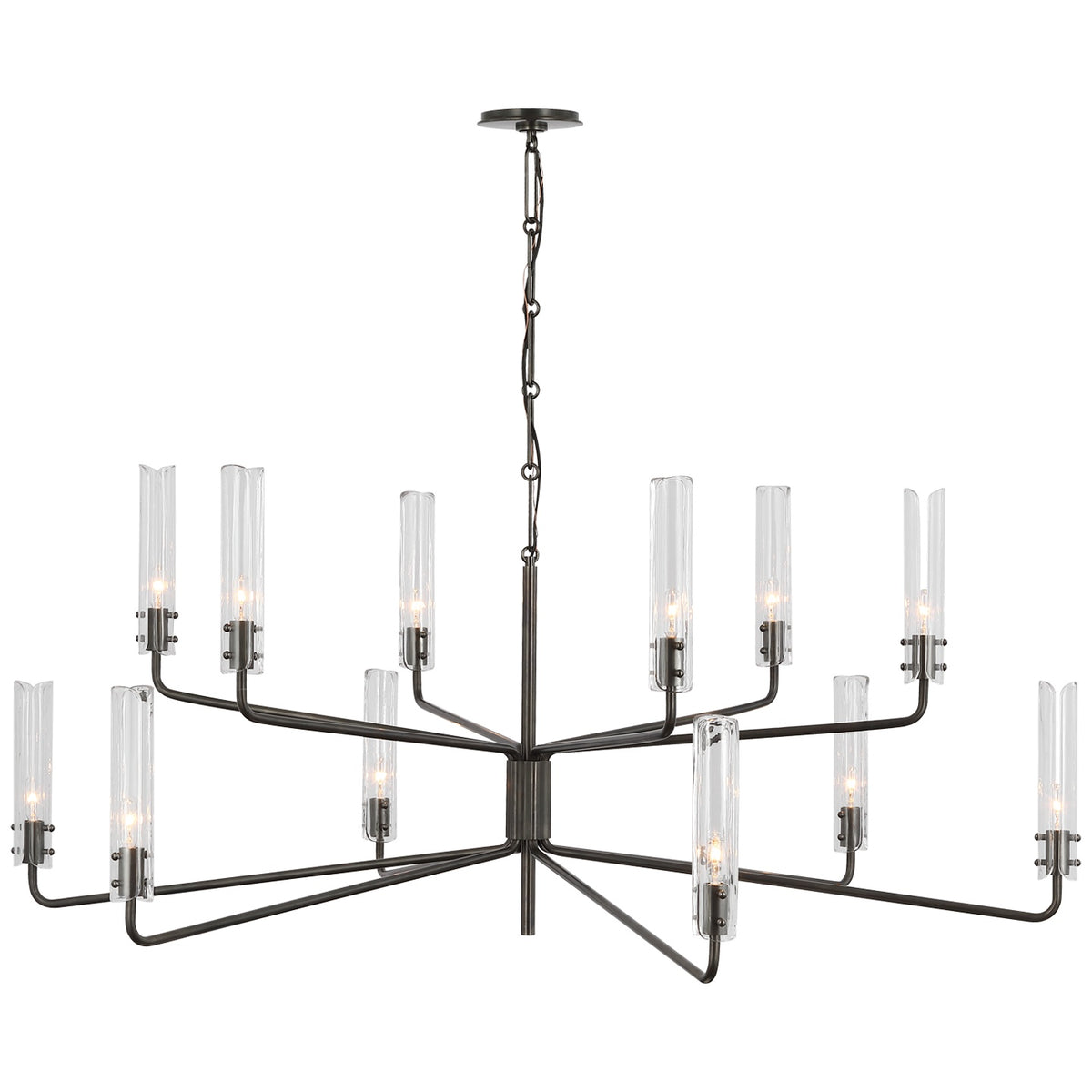 VISUAL COMFORT SIGNATURE, CASORIA GRANDE TWO TIER CHANDELIER, CHANDELIER LIGHT