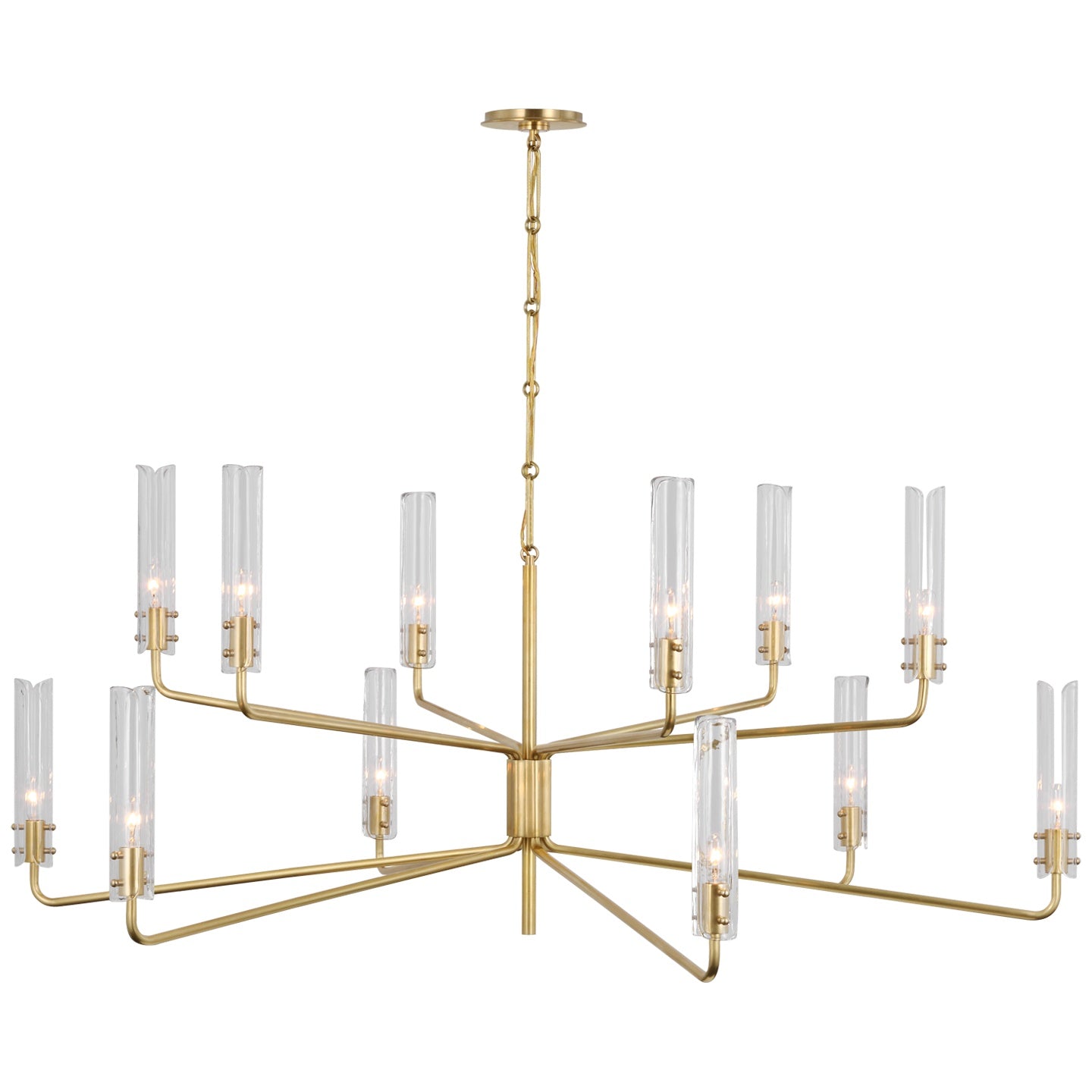 VISUAL COMFORT SIGNATURE, CASORIA GRANDE TWO TIER CHANDELIER, CHANDELIER LIGHT