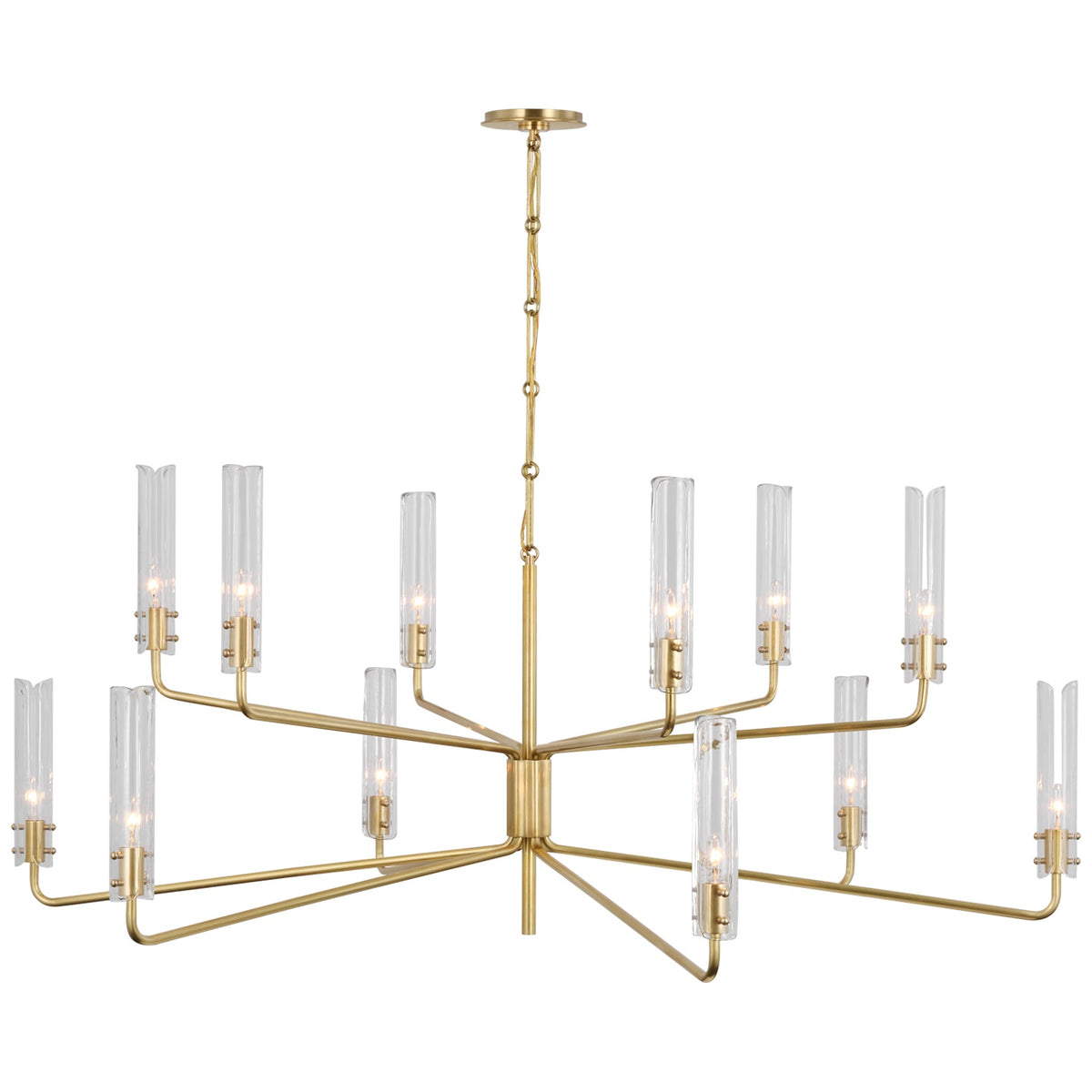 VISUAL COMFORT SIGNATURE, CASORIA GRANDE TWO TIER CHANDELIER, CHANDELIER LIGHT