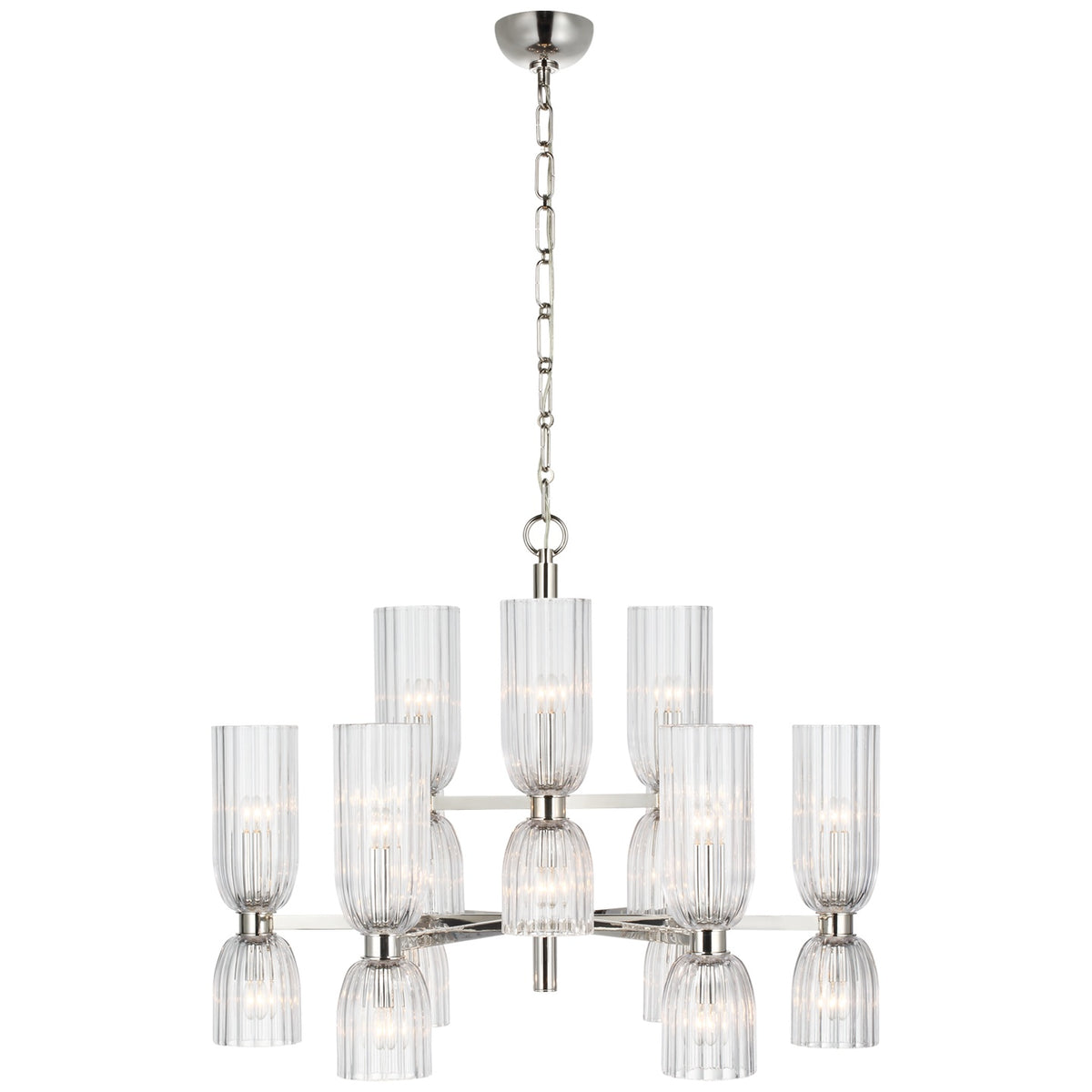 VISUAL COMFORT SIGNATURE, ASALEA TWO-TIER CHANDELIER, CHANDELIER LIGHT