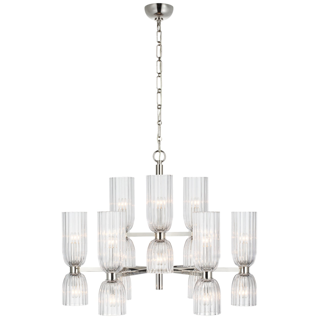 VISUAL COMFORT SIGNATURE, ASALEA TWO-TIER CHANDELIER, CHANDELIER LIGHT