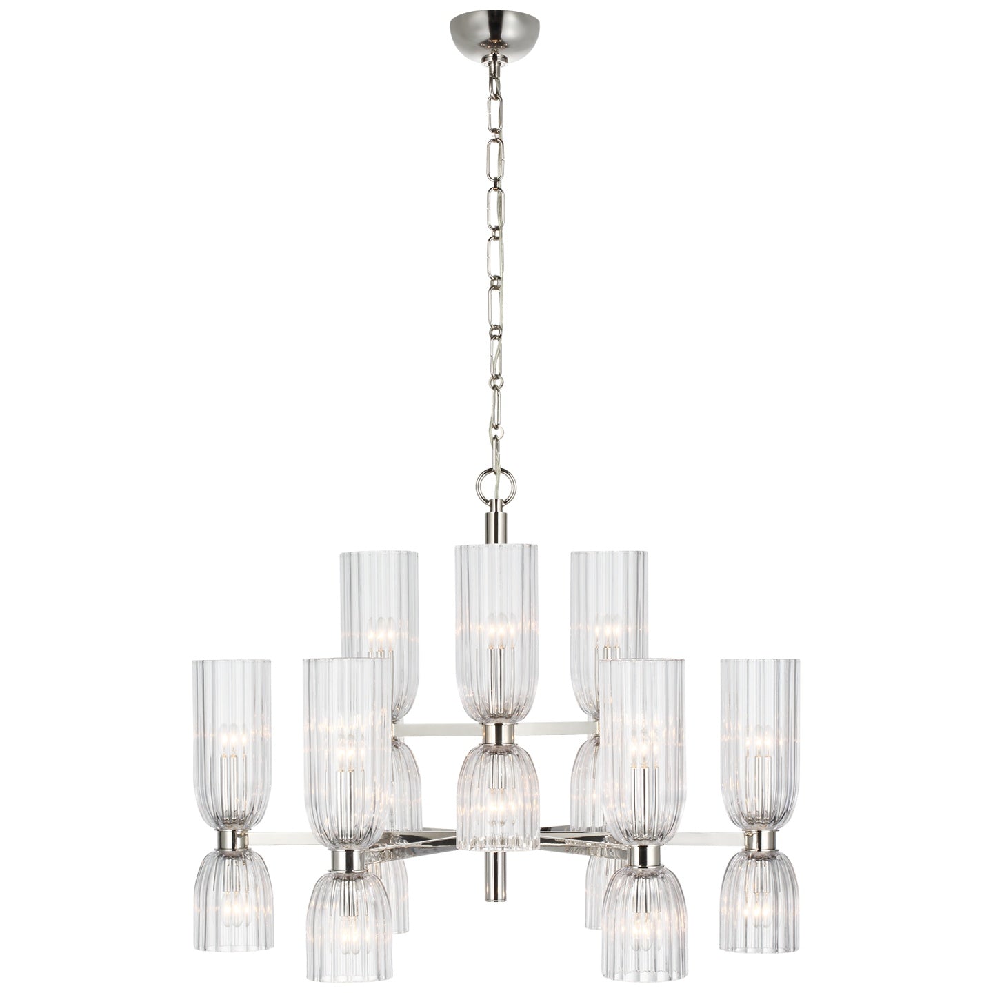 VISUAL COMFORT SIGNATURE, ASALEA TWO-TIER CHANDELIER, CHANDELIER LIGHT