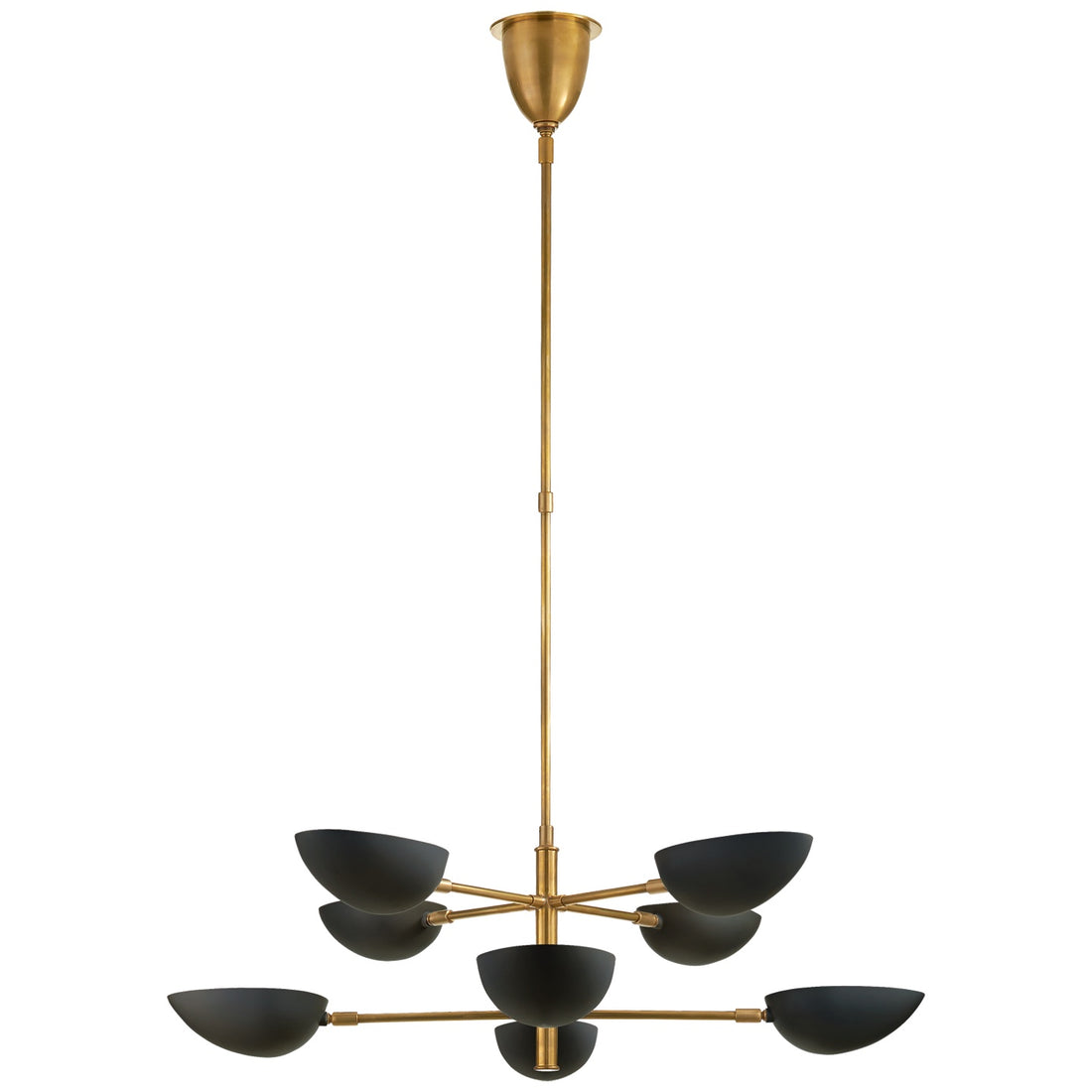 VISUAL COMFORT SIGNATURE, GRAPHIC TWO-TIER CHANDELIER, CHANDELIER LIGHT