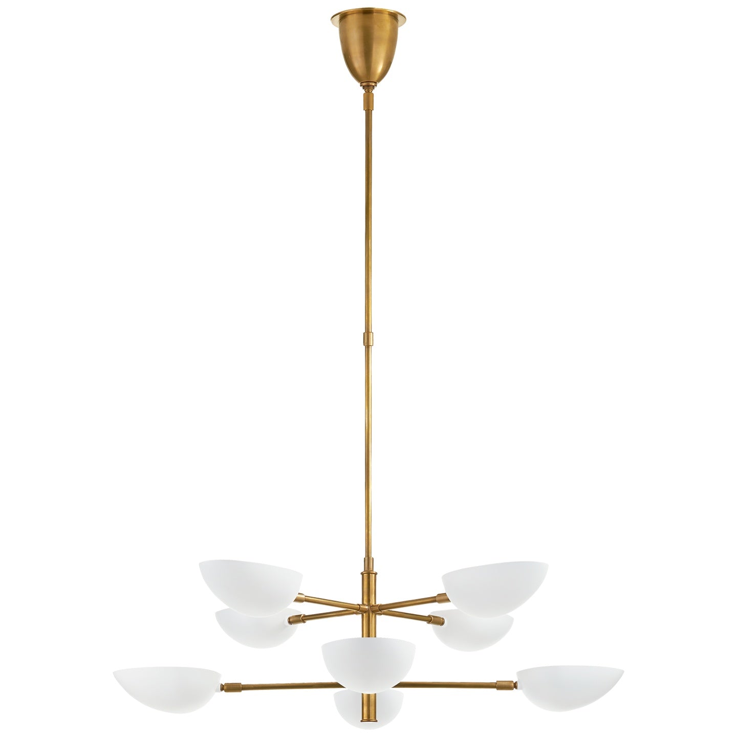 VISUAL COMFORT SIGNATURE, GRAPHIC TWO-TIER CHANDELIER, CHANDELIER LIGHT