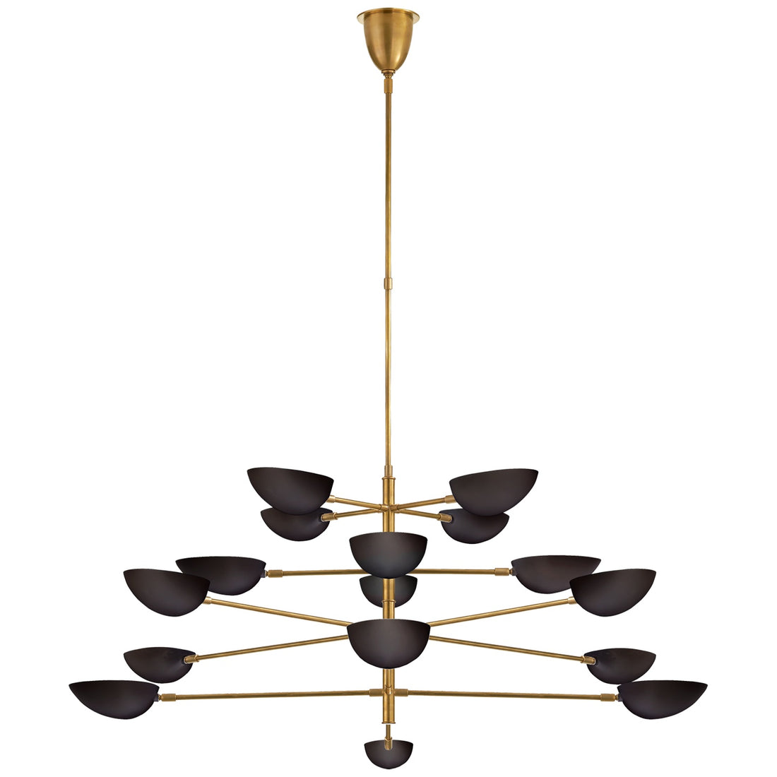VISUAL COMFORT SIGNATURE, GRAPHIC GRANDE FOUR-TIER CHANDELIER, CHANDELIER LIGHT