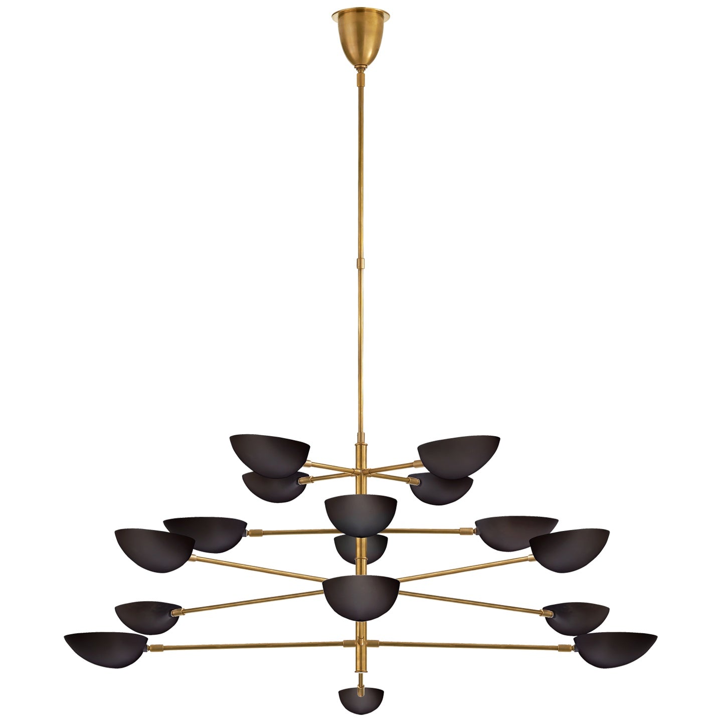 VISUAL COMFORT SIGNATURE, GRAPHIC GRANDE FOUR-TIER CHANDELIER, CHANDELIER LIGHT