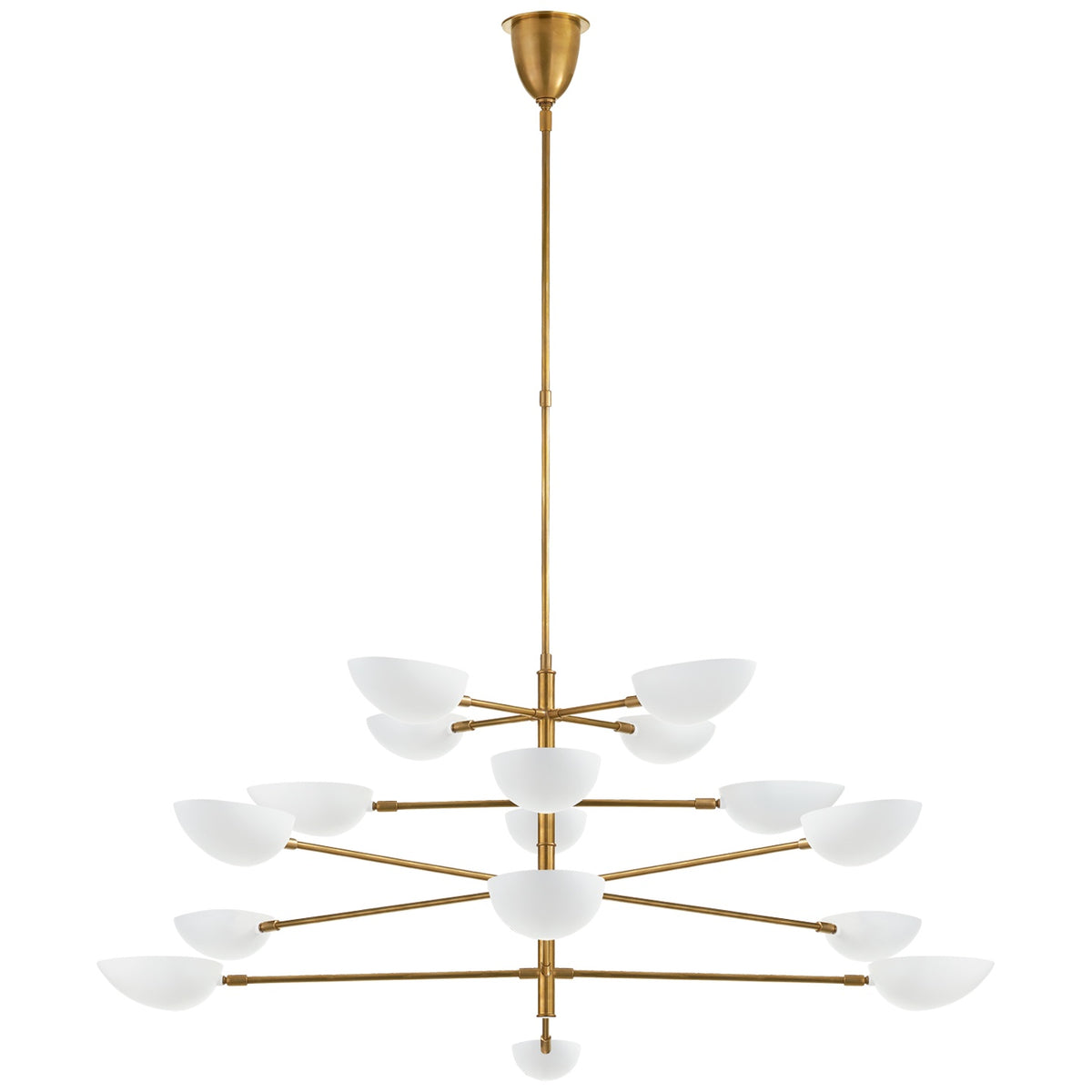 VISUAL COMFORT SIGNATURE, GRAPHIC GRANDE FOUR-TIER CHANDELIER, CHANDELIER LIGHT