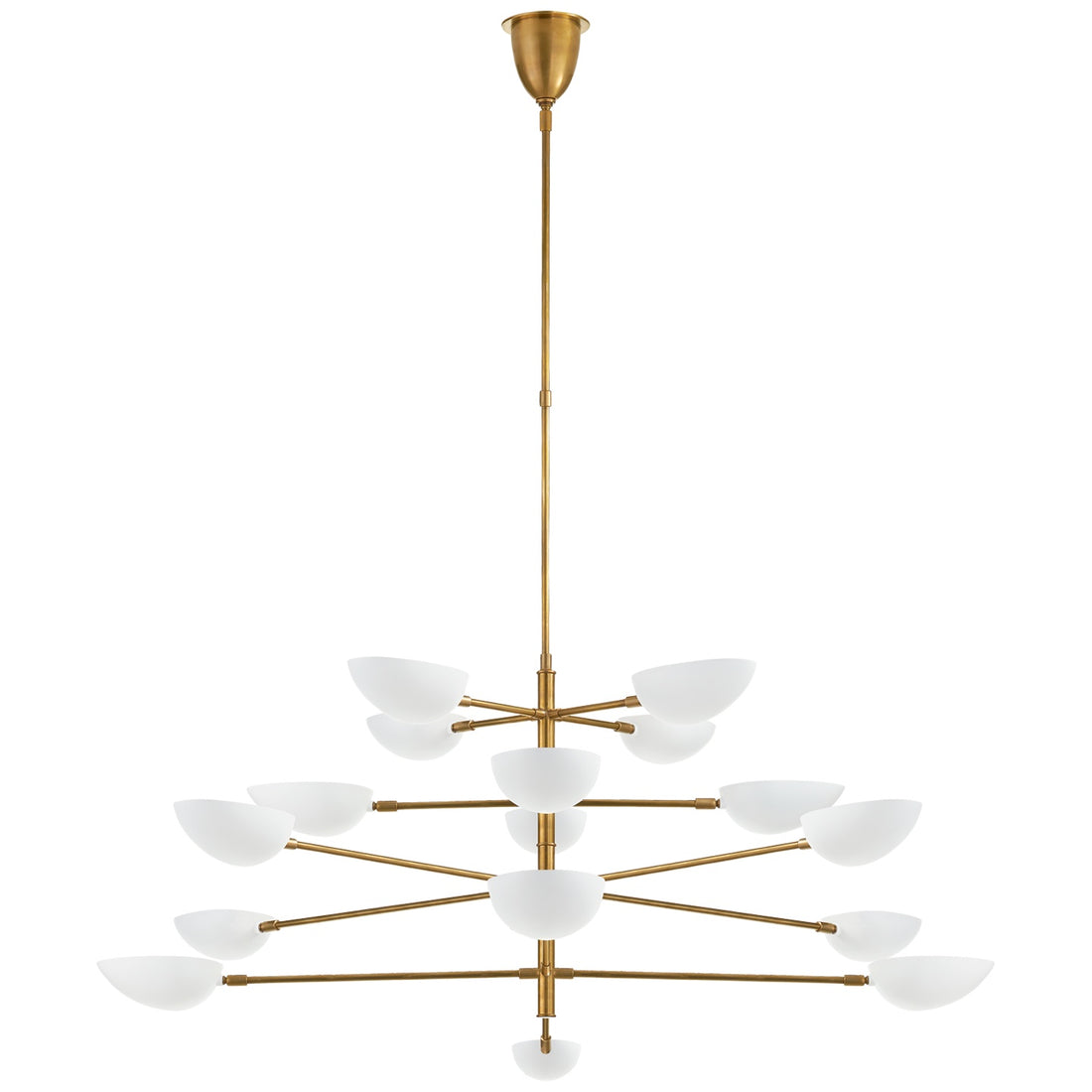 VISUAL COMFORT SIGNATURE, GRAPHIC GRANDE FOUR-TIER CHANDELIER, CHANDELIER LIGHT