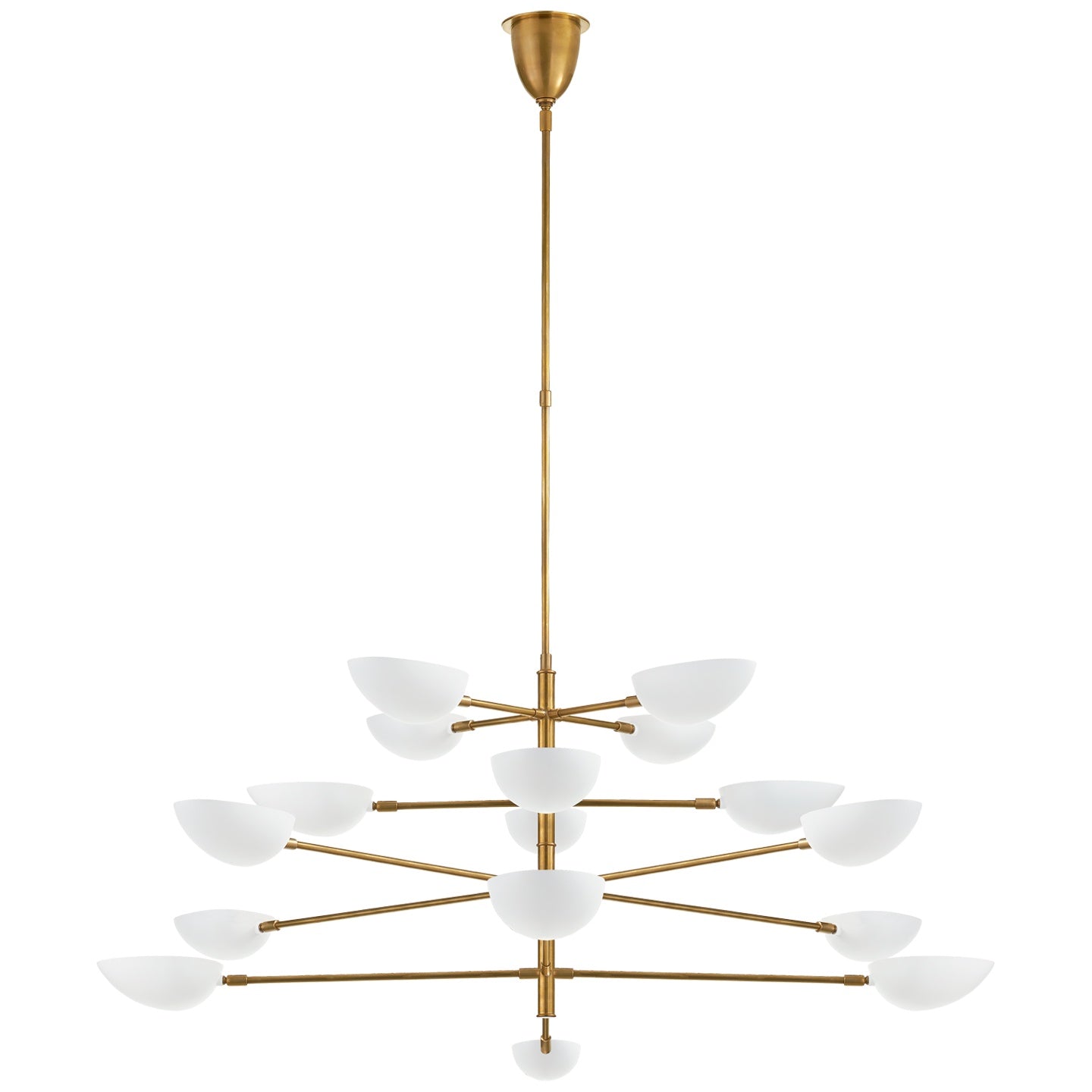 VISUAL COMFORT SIGNATURE, GRAPHIC GRANDE FOUR-TIER CHANDELIER, CHANDELIER LIGHT