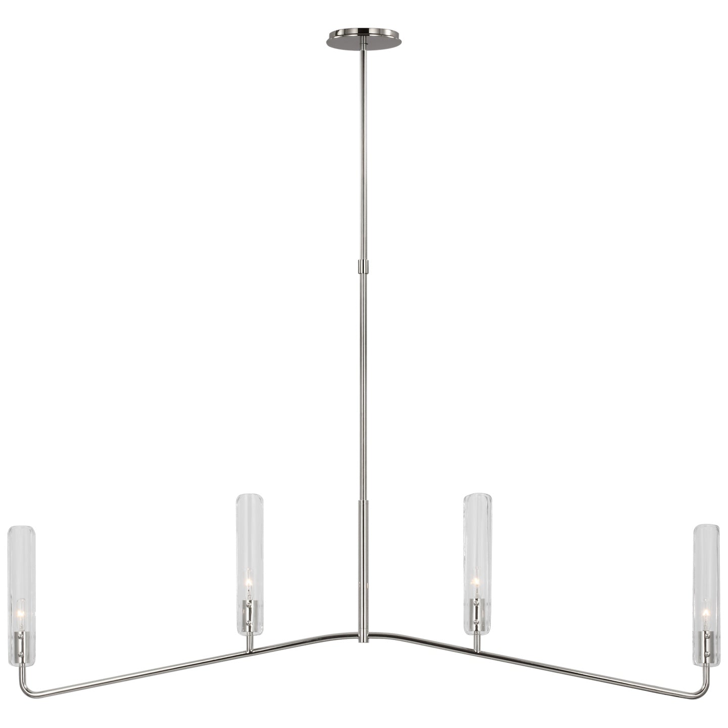 VISUAL COMFORT SIGNATURE, CASORIA LINEAR CHANDELIER, LINEAR LIGHT