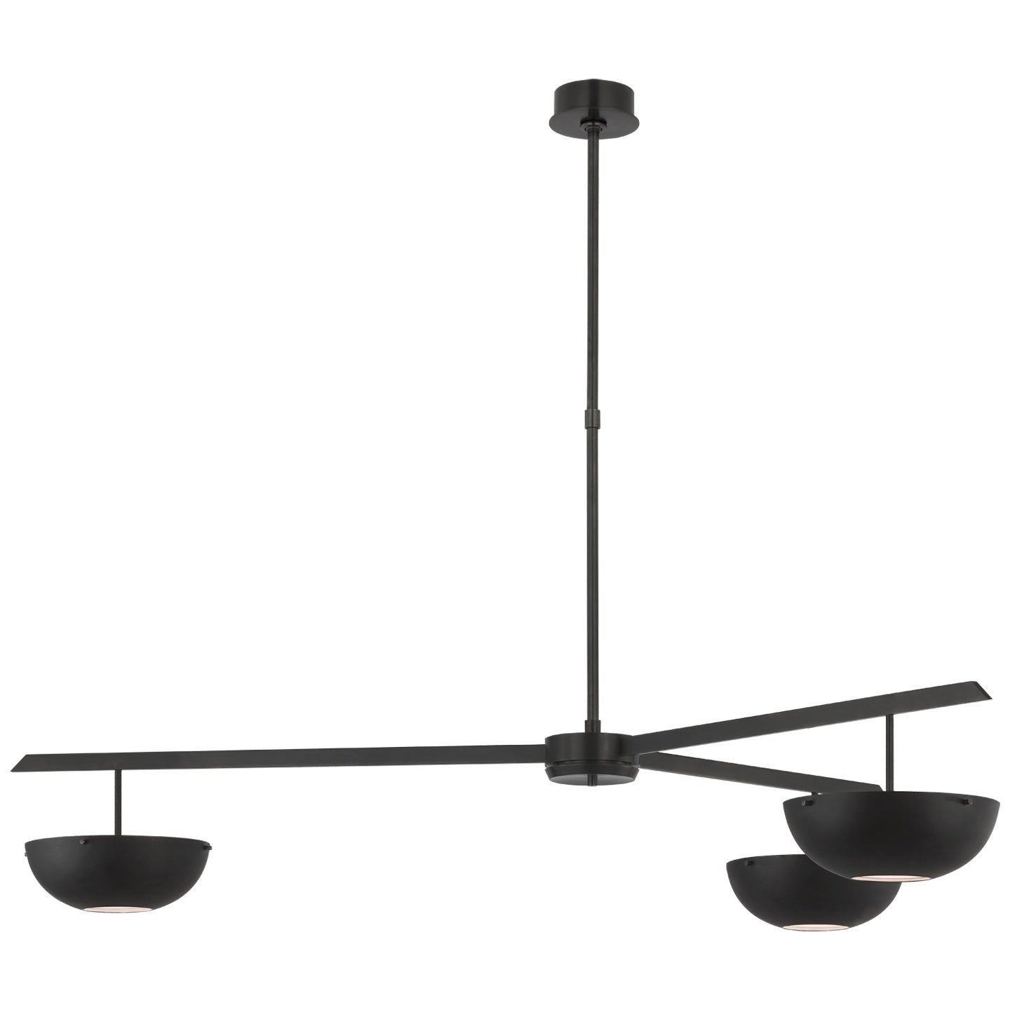 VISUAL COMFORT SIGNATURE, VALENCIA THREE LIGHT CHANDELIER, CHANDELIER LIGHT