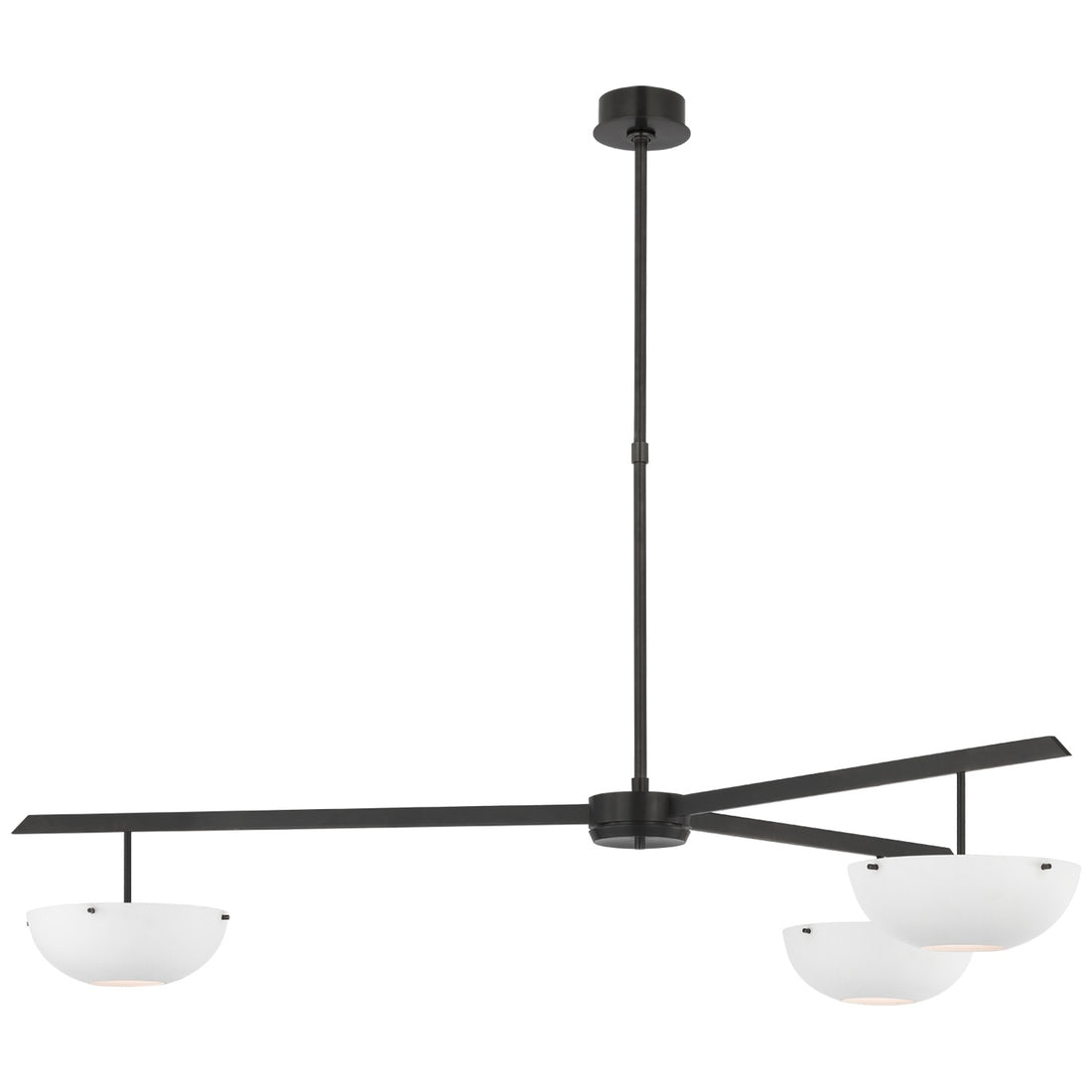 VISUAL COMFORT SIGNATURE, VALENCIA THREE LIGHT CHANDELIER, CHANDELIER LIGHT