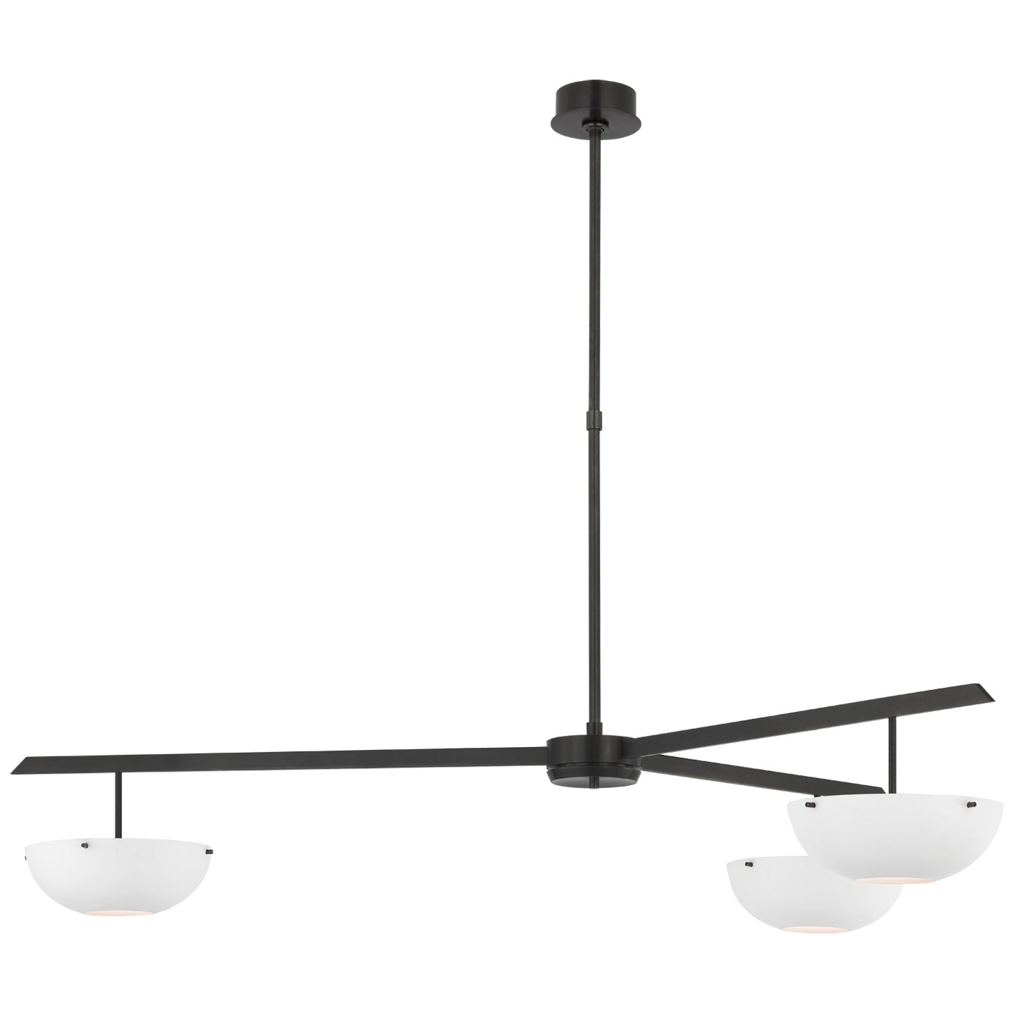 VISUAL COMFORT SIGNATURE, VALENCIA THREE LIGHT CHANDELIER, CHANDELIER LIGHT