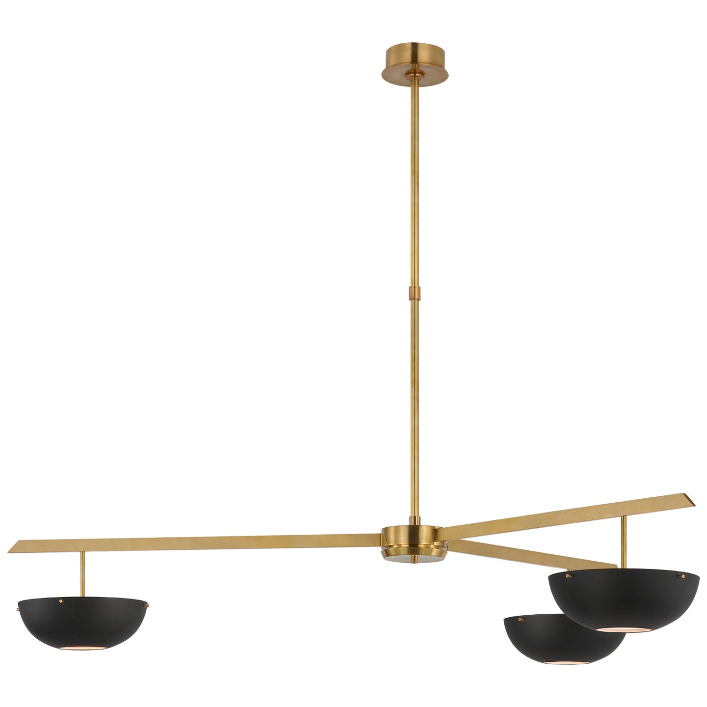VISUAL COMFORT SIGNATURE, VALENCIA THREE LIGHT CHANDELIER, CHANDELIER LIGHT