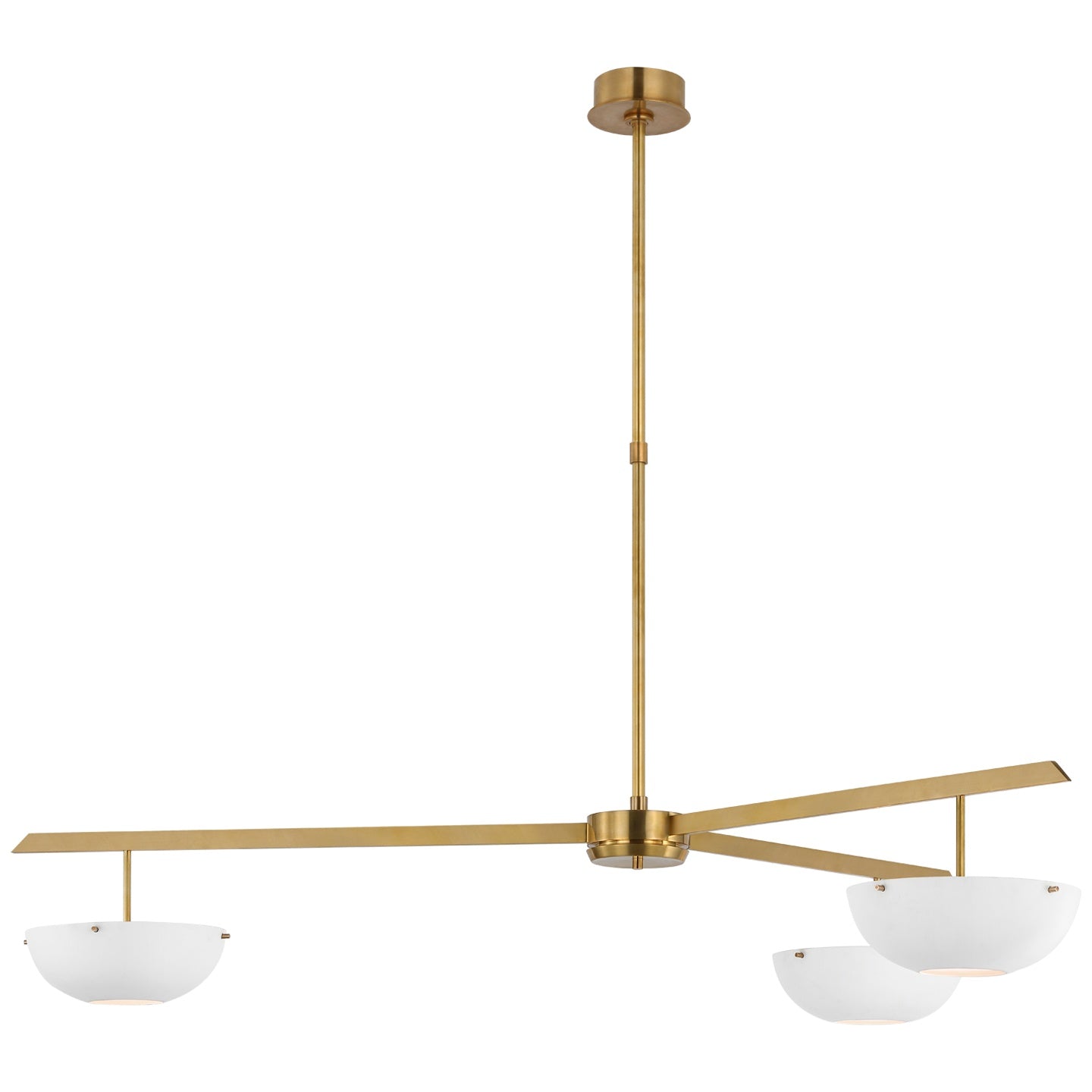 VISUAL COMFORT SIGNATURE, VALENCIA THREE LIGHT CHANDELIER, CHANDELIER LIGHT