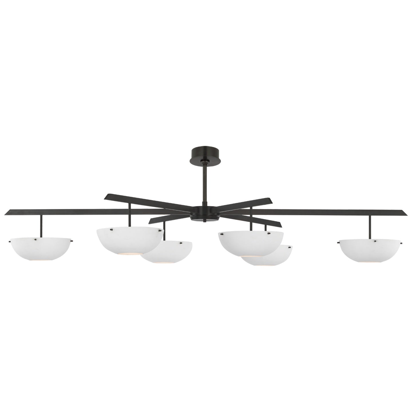 VISUAL COMFORT SIGNATURE, VALENCIA GRANDE SIX LIGHT CHANDELIER, CHANDELIER LIGHT