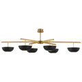 VISUAL COMFORT SIGNATURE, VALENCIA GRANDE SIX LIGHT CHANDELIER, CHANDELIER LIGHT