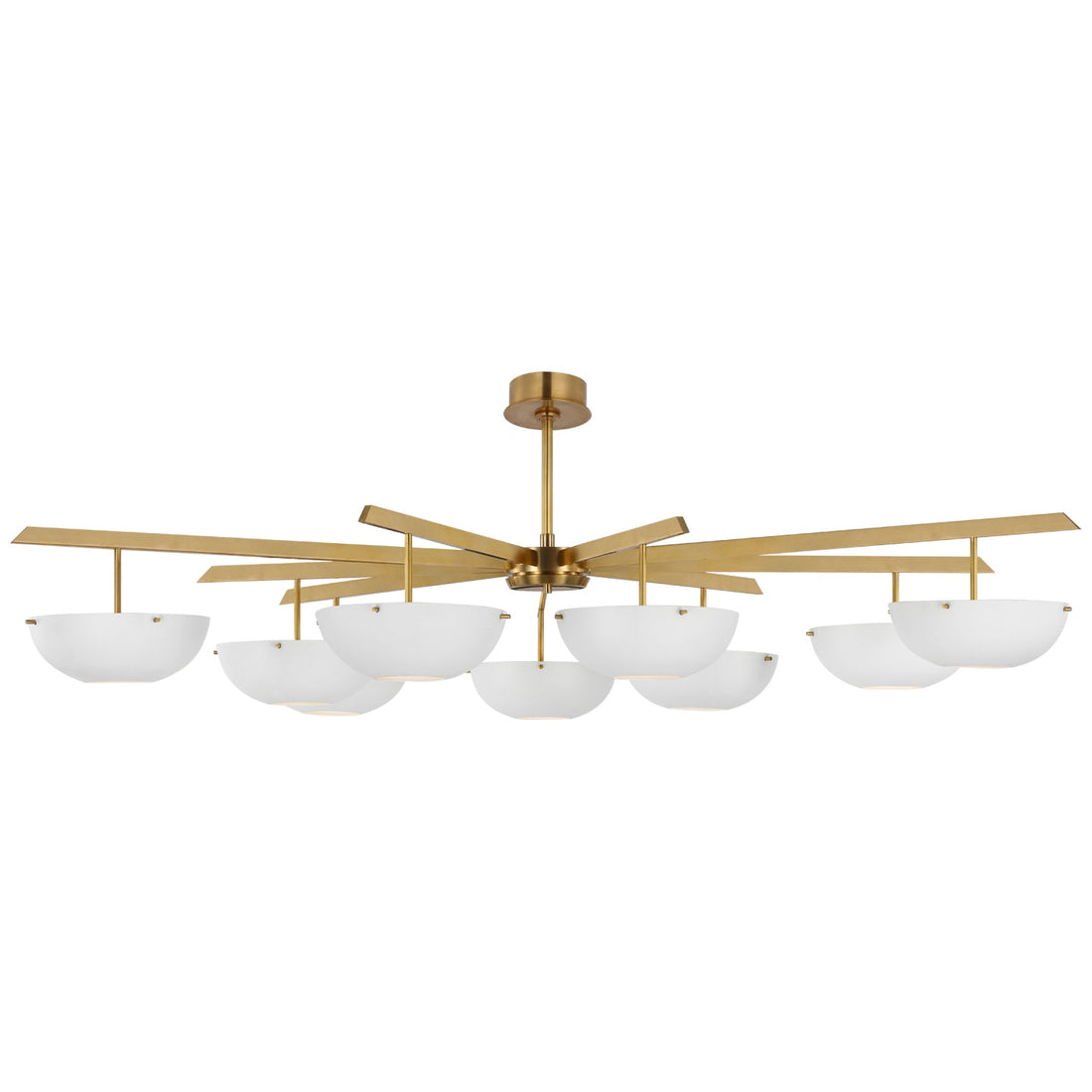 VISUAL COMFORT SIGNATURE, VALENCIA GRANDE NINE LIGHT CHANDELIER, CHANDELIER LIGHT