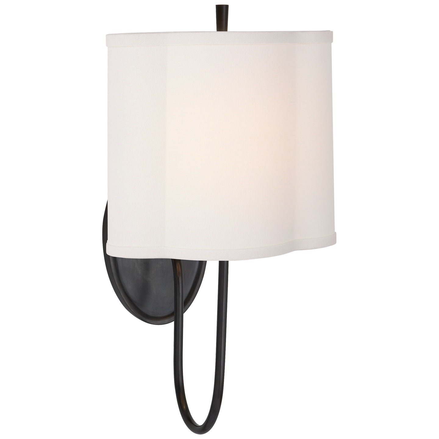 VISUAL COMFORT SIGNATURE, SIMPLE SCALLOP WALL SCONCE, WALL SCONCES