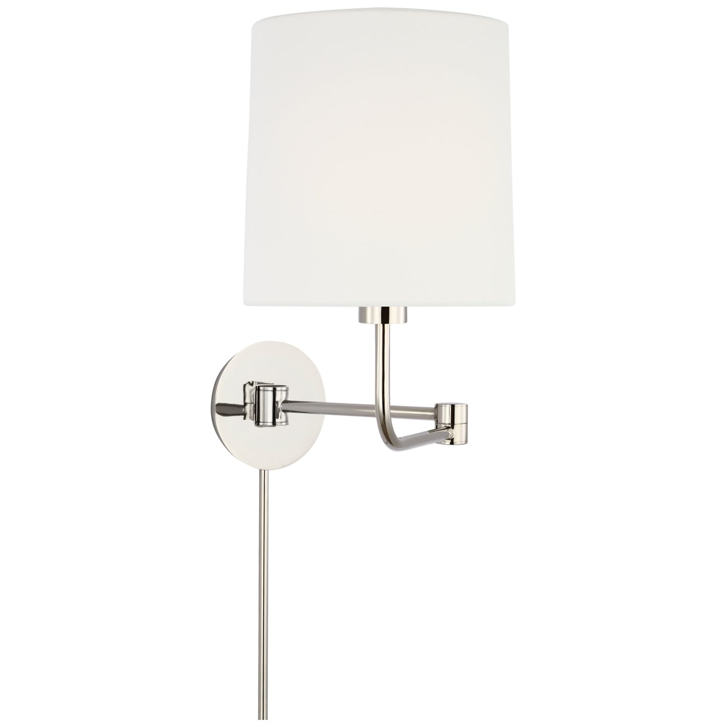 VISUAL COMFORT SIGNATURE, GO LIGHTLY SWING ARM WALL LIGHT, WALL SCONCES