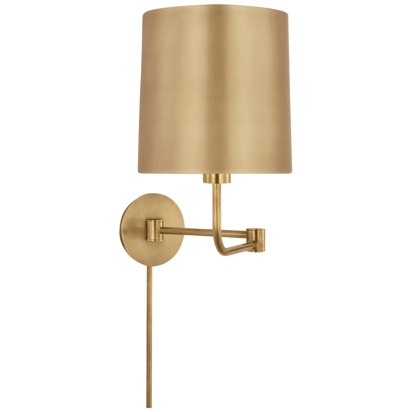 VISUAL COMFORT SIGNATURE, GO LIGHTLY SWING ARM WALL LIGHT, WALL SCONCES