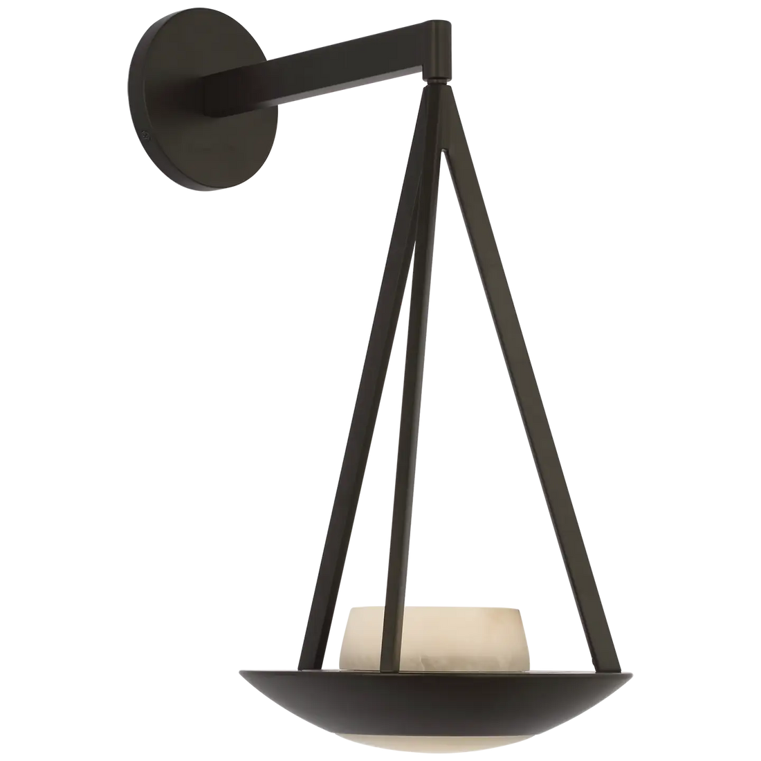 VISUAL COMFORT SIGNATURE, DIVINA FLOATING BOWL SCONCE, WALL SCONCES