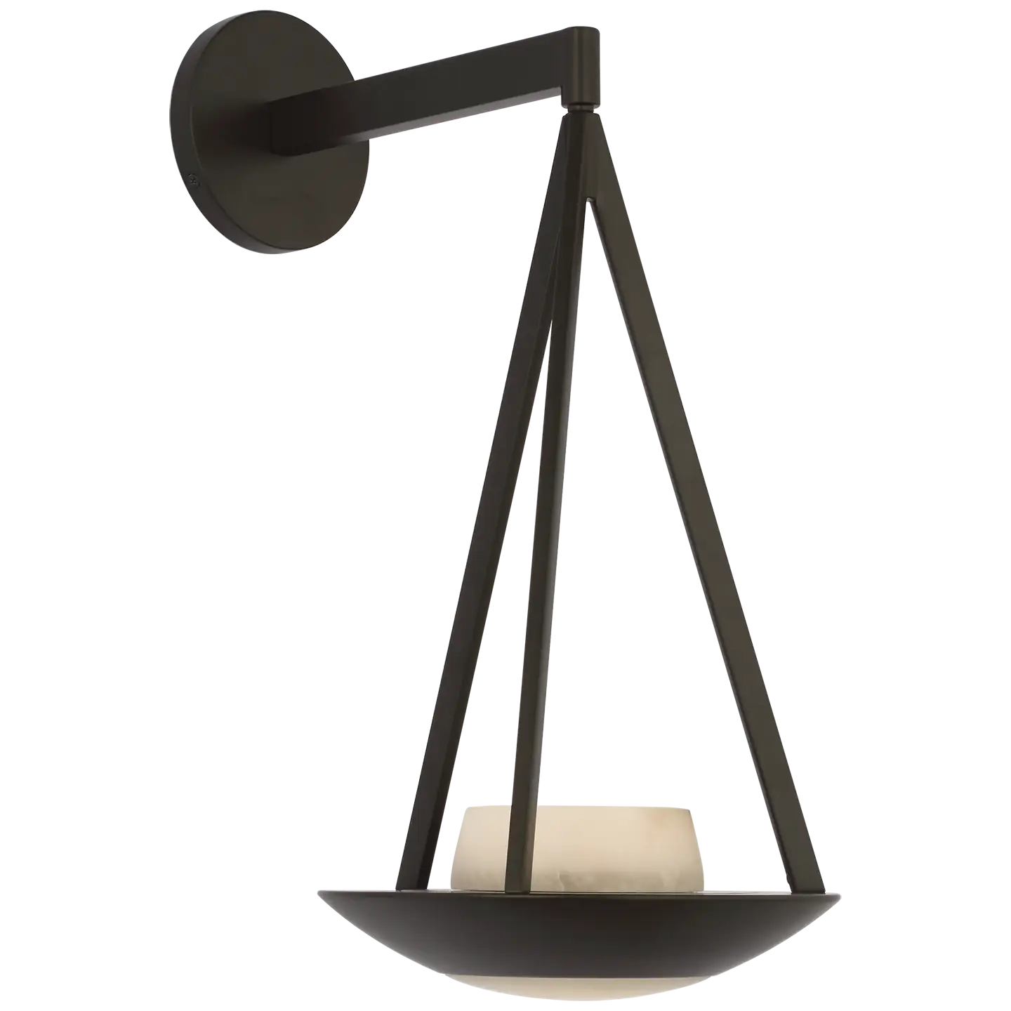 VISUAL COMFORT SIGNATURE, DIVINA FLOATING BOWL SCONCE, WALL SCONCES