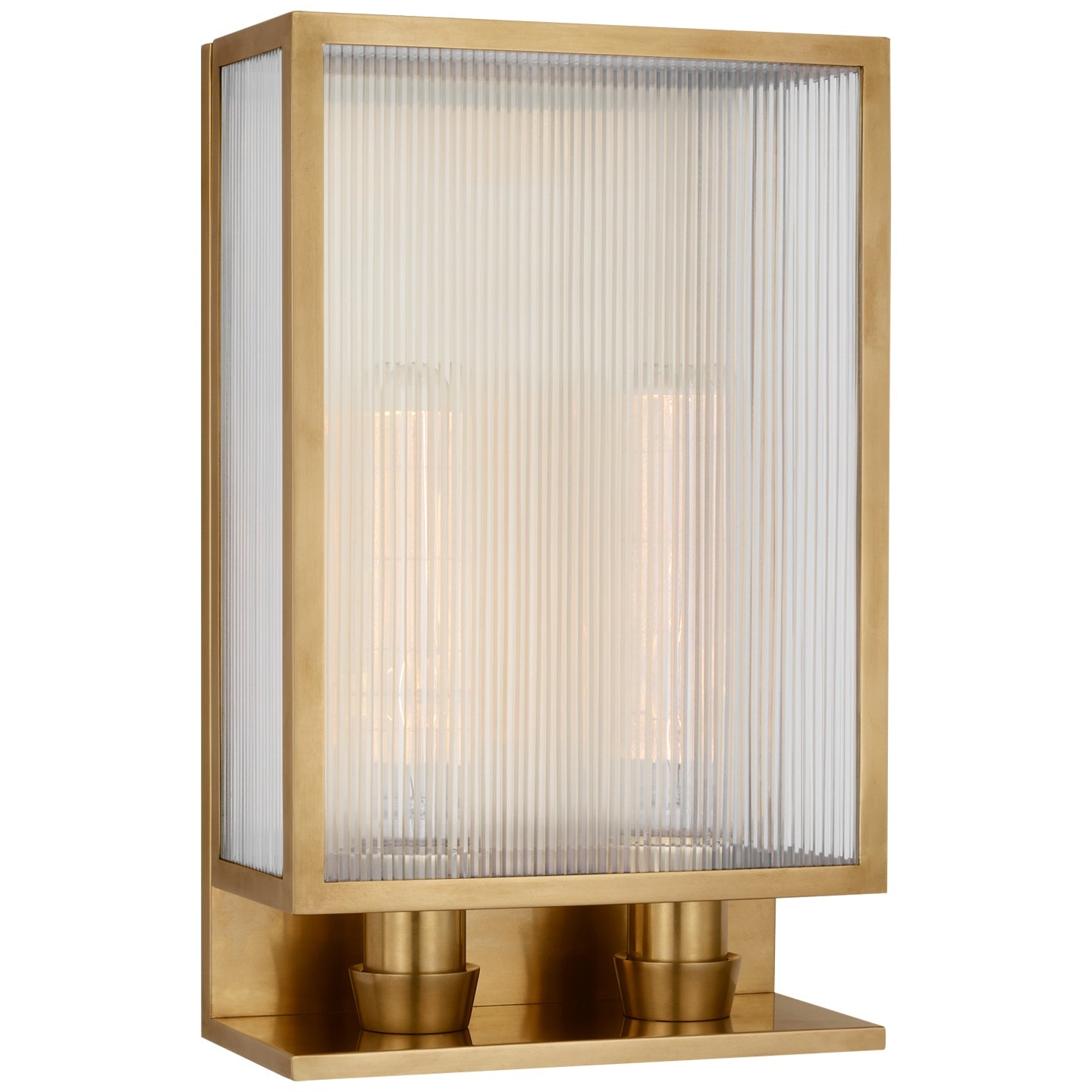 VISUAL COMFORT SIGNATURE, YORK DOUBLE BOX SCONCE, WALL SCONCES