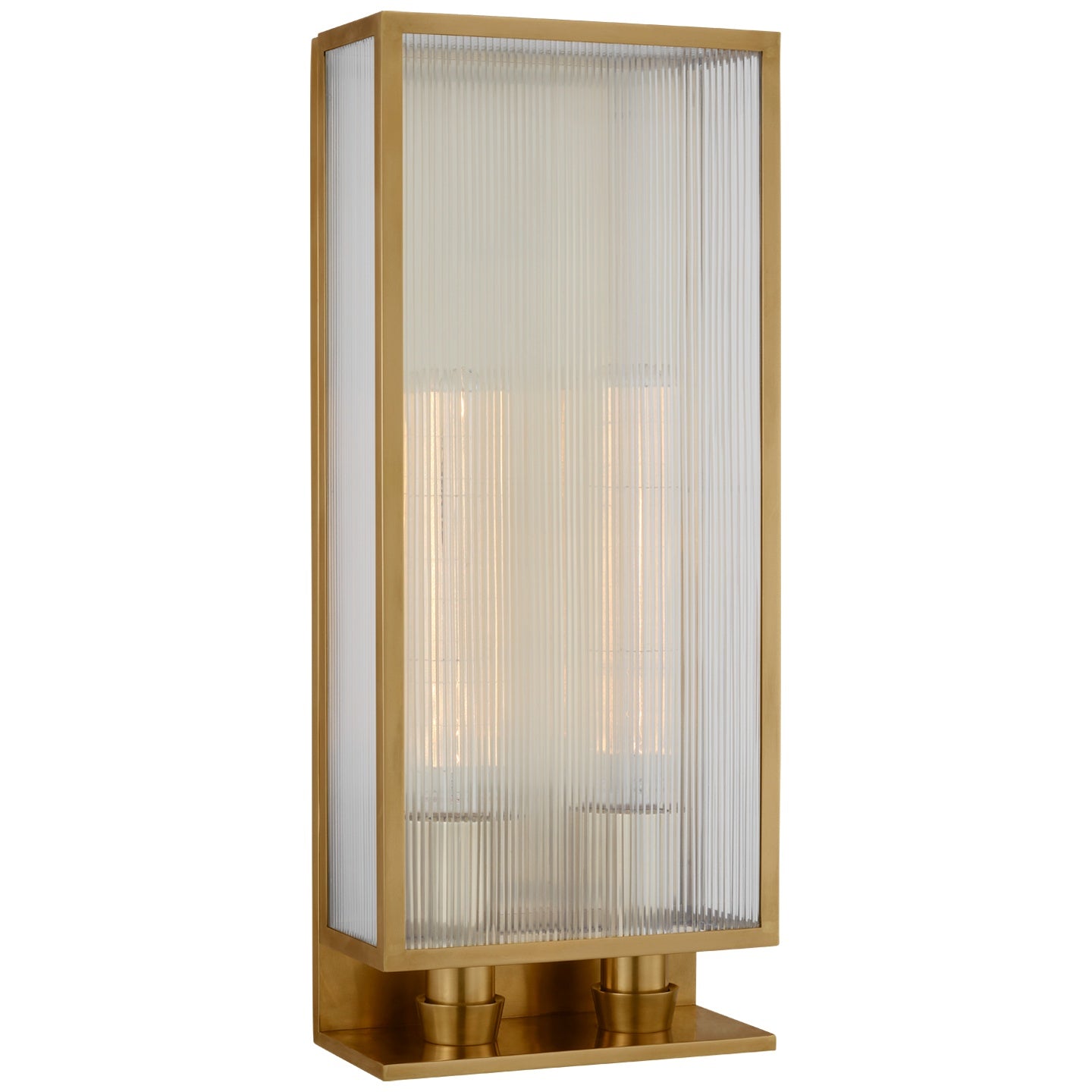VISUAL COMFORT SIGNATURE, YORK DOUBLE BOX SCONCE, WALL SCONCES