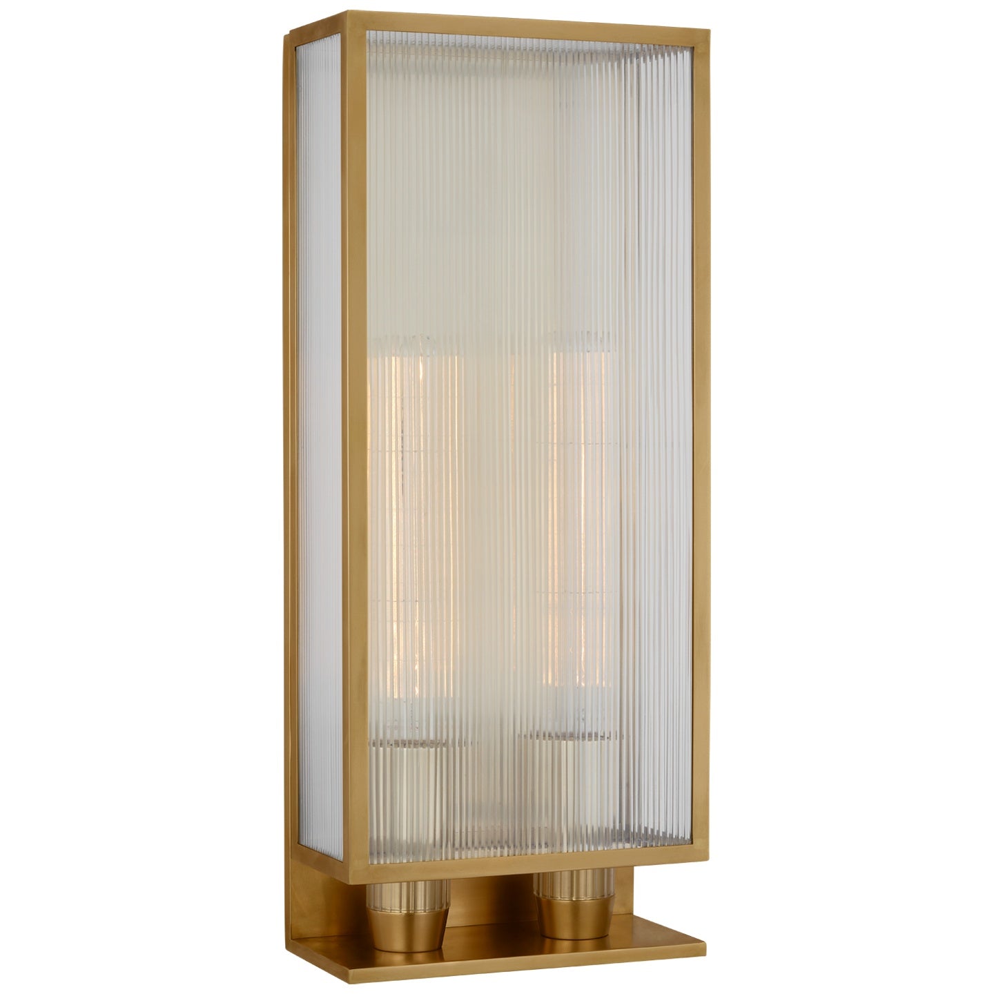 VISUAL COMFORT SIGNATURE, YORK DOUBLE BOX OUTDOOR SCONCE, OUTDOOR WALL LIGHTS