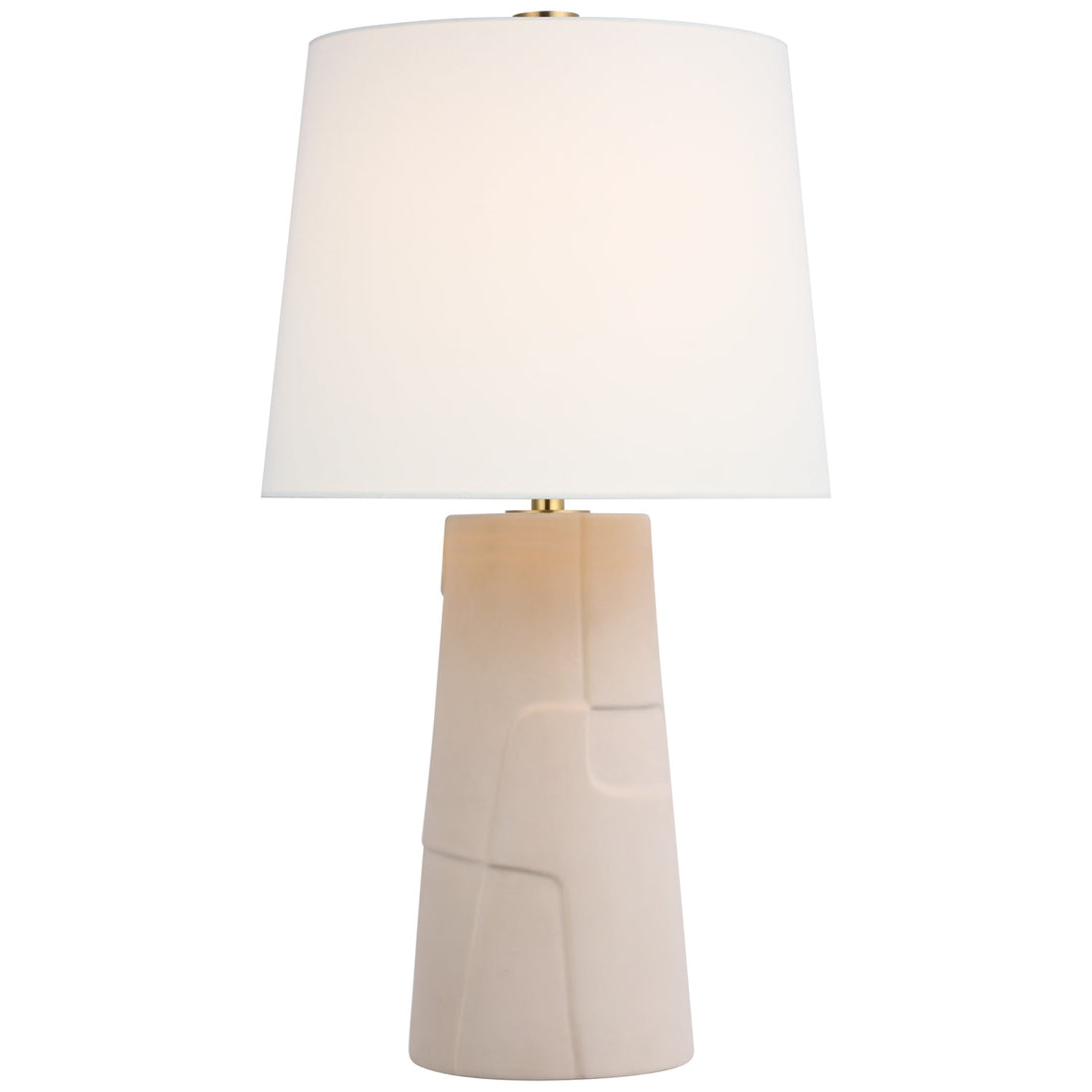 VISUAL COMFORT SIGNATURE, BRAQUE DEBOSSED TABLE LAMP, TABLE LAMPS