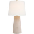 VISUAL COMFORT SIGNATURE, BRAQUE DEBOSSED TABLE LAMP, TABLE LAMPS