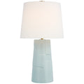 VISUAL COMFORT SIGNATURE, BRAQUE DEBOSSED TABLE LAMP, TABLE LAMPS