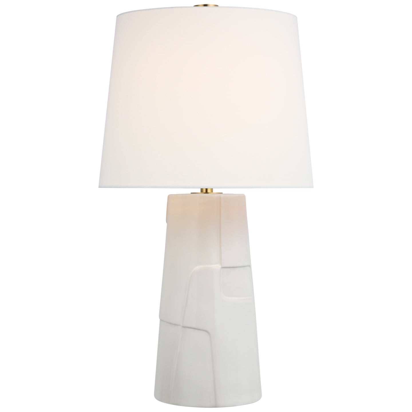 VISUAL COMFORT SIGNATURE, BRAQUE DEBOSSED TABLE LAMP, TABLE LAMPS