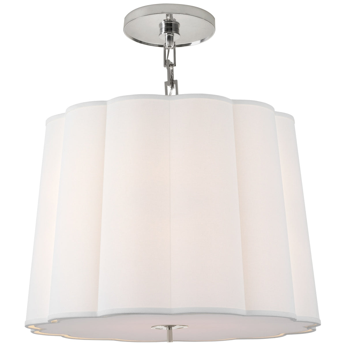 VISUAL COMFORT SIGNATURE, SIMPLE SCALLOP HANGING SHADE, PENDANT LIGHT SHADES