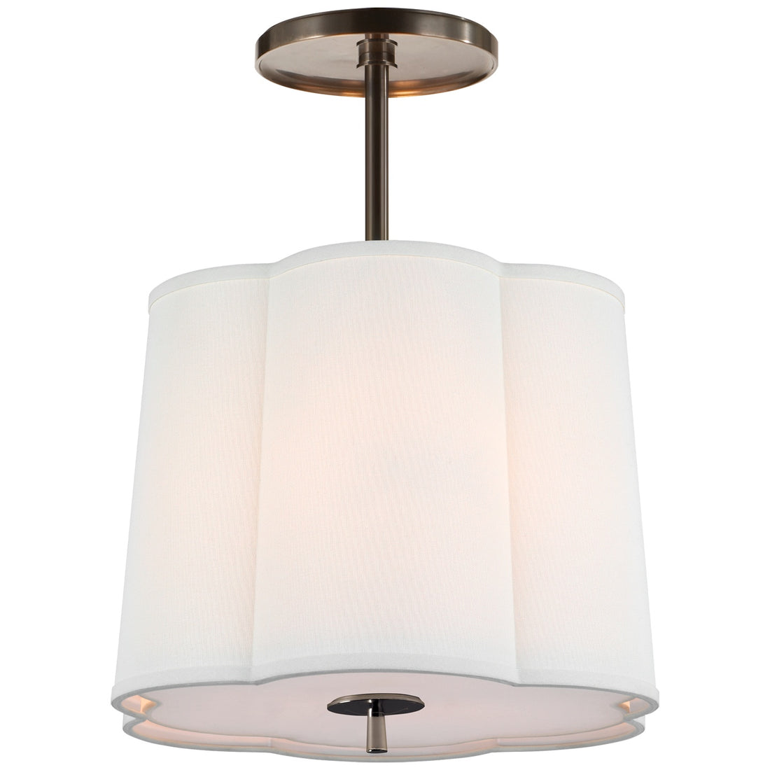 VISUAL COMFORT SIGNATURE, SIMPLE SCALLOP HANGING SHADE, PENDANT LIGHT SHADES