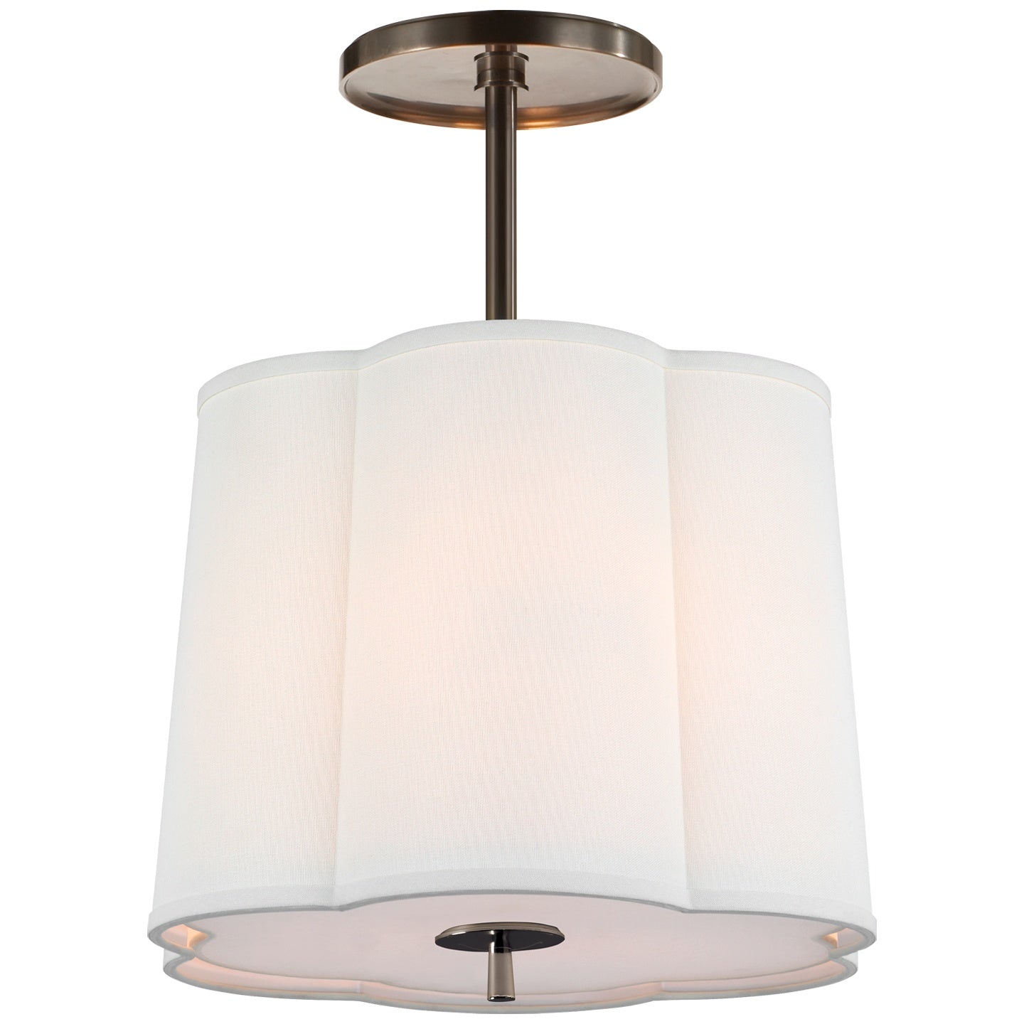 VISUAL COMFORT SIGNATURE, SIMPLE SCALLOP HANGING SHADE, PENDANT LIGHT SHADES
