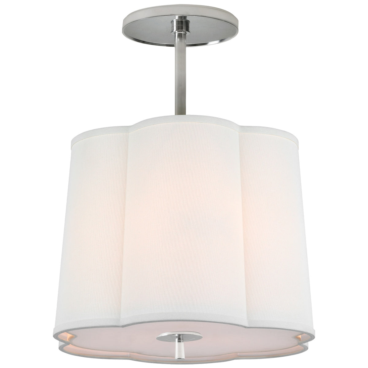 VISUAL COMFORT SIGNATURE, SIMPLE SCALLOP HANGING SHADE, PENDANT LIGHT SHADES