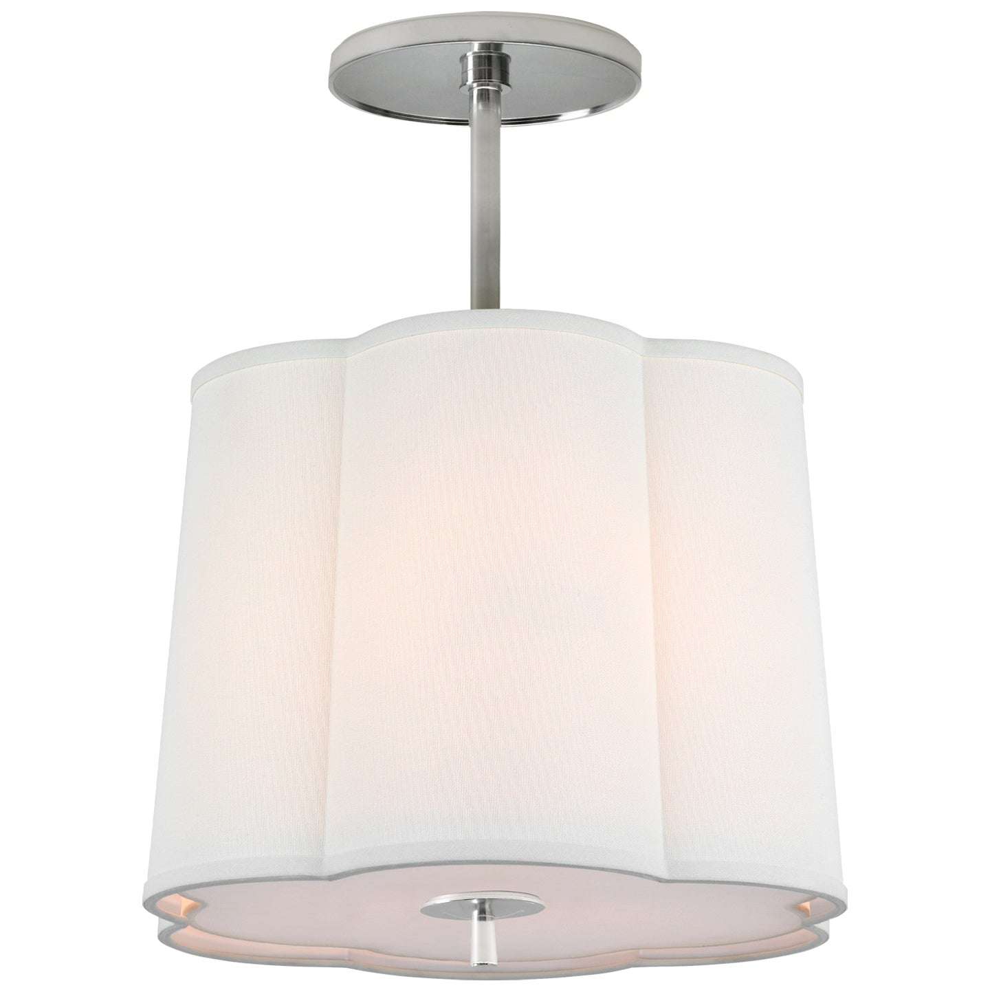 VISUAL COMFORT SIGNATURE, SIMPLE SCALLOP HANGING SHADE, PENDANT LIGHT SHADES
