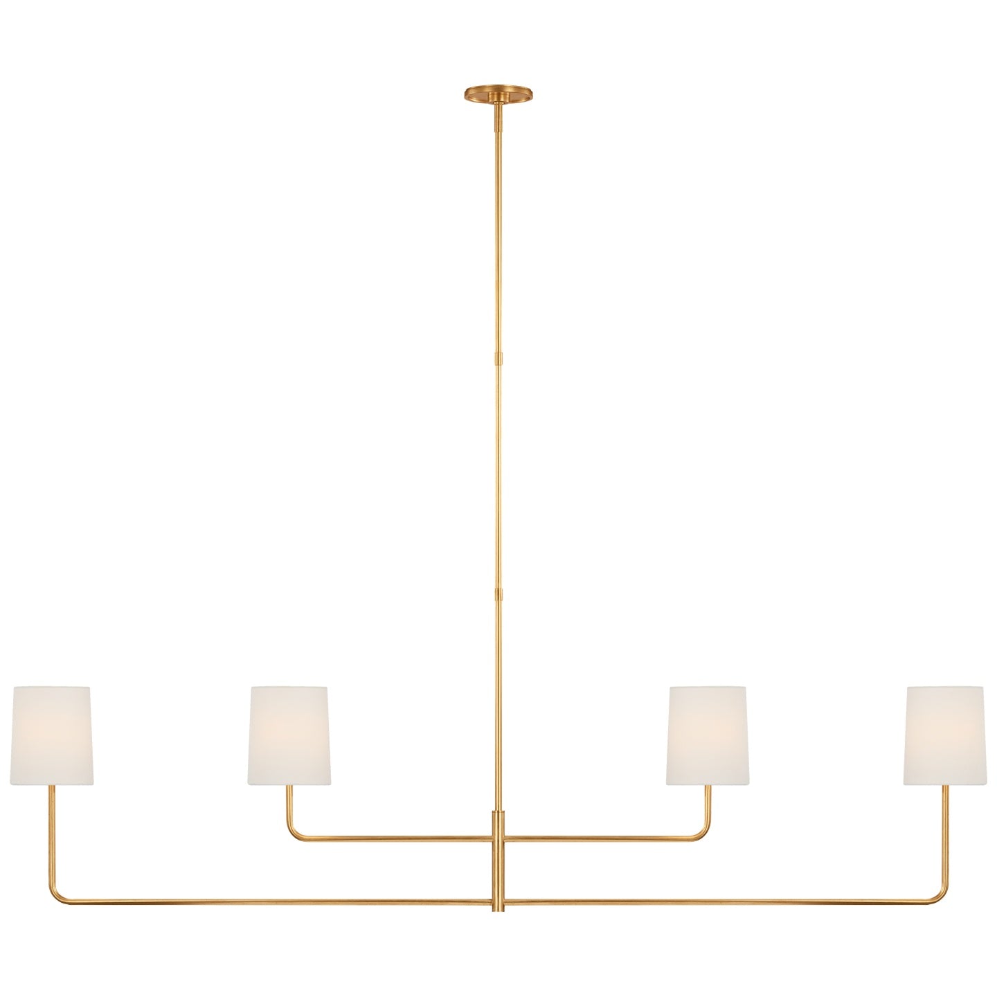 VISUAL COMFORT SIGNATURE, GO LIGHTLY LINEAR CHANDELIER, CHANDELIER LIGHT
