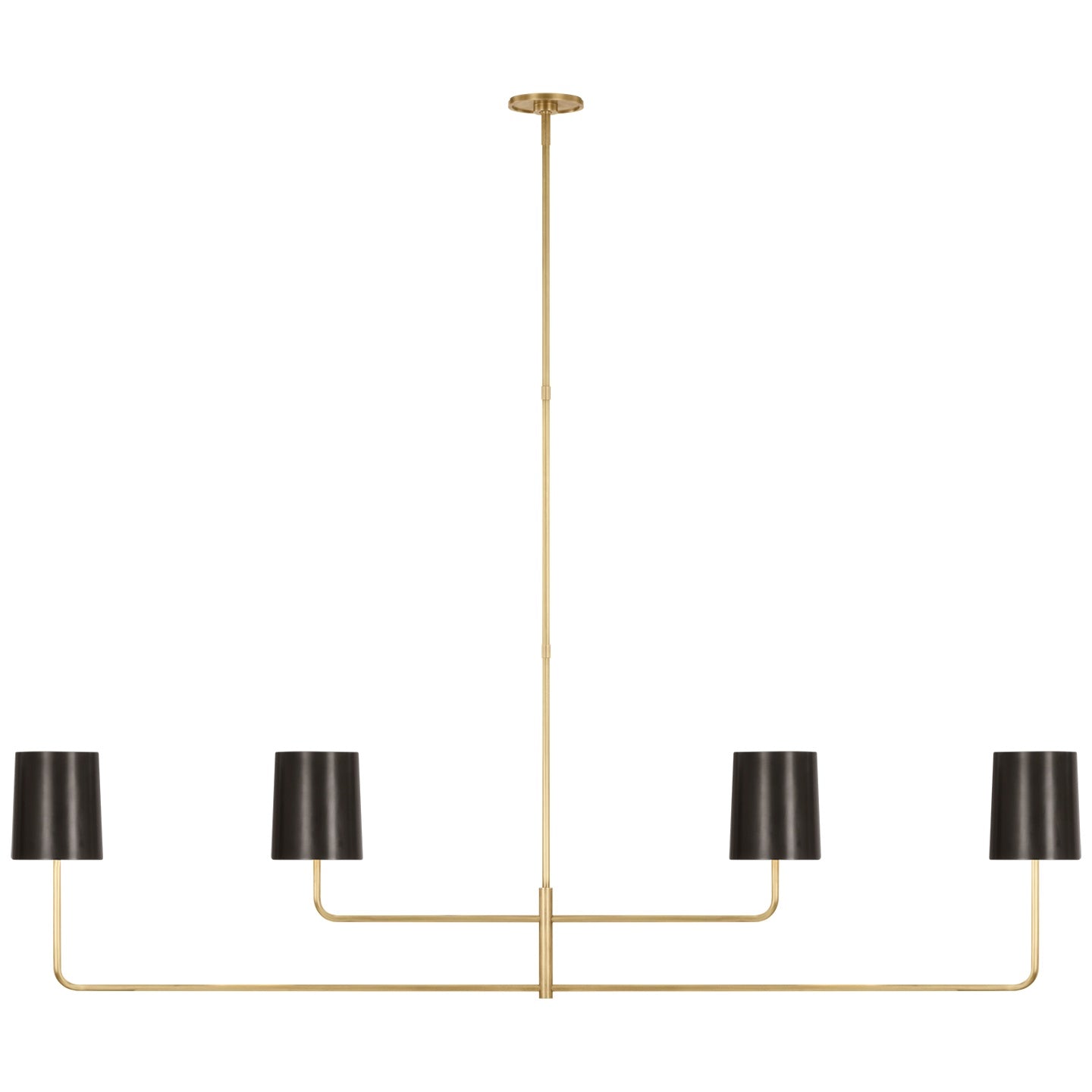 VISUAL COMFORT SIGNATURE, GO LIGHTLY LINEAR CHANDELIER, CHANDELIER LIGHT