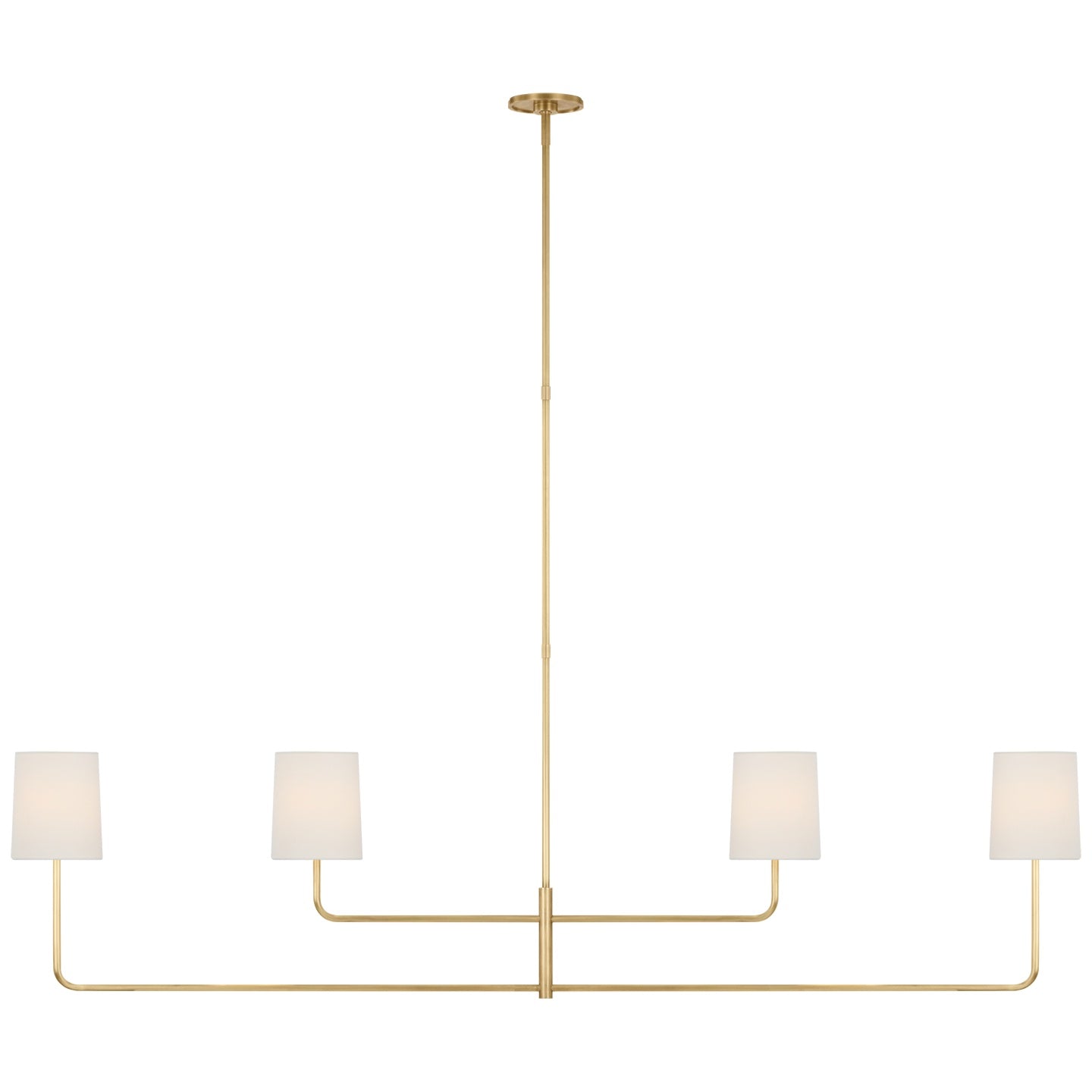 VISUAL COMFORT SIGNATURE, GO LIGHTLY LINEAR CHANDELIER, CHANDELIER LIGHT