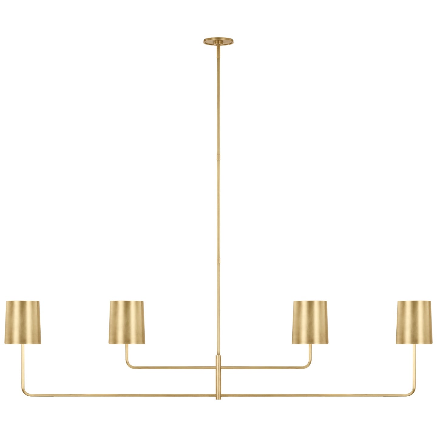 VISUAL COMFORT SIGNATURE, GO LIGHTLY LINEAR CHANDELIER, CHANDELIER LIGHT