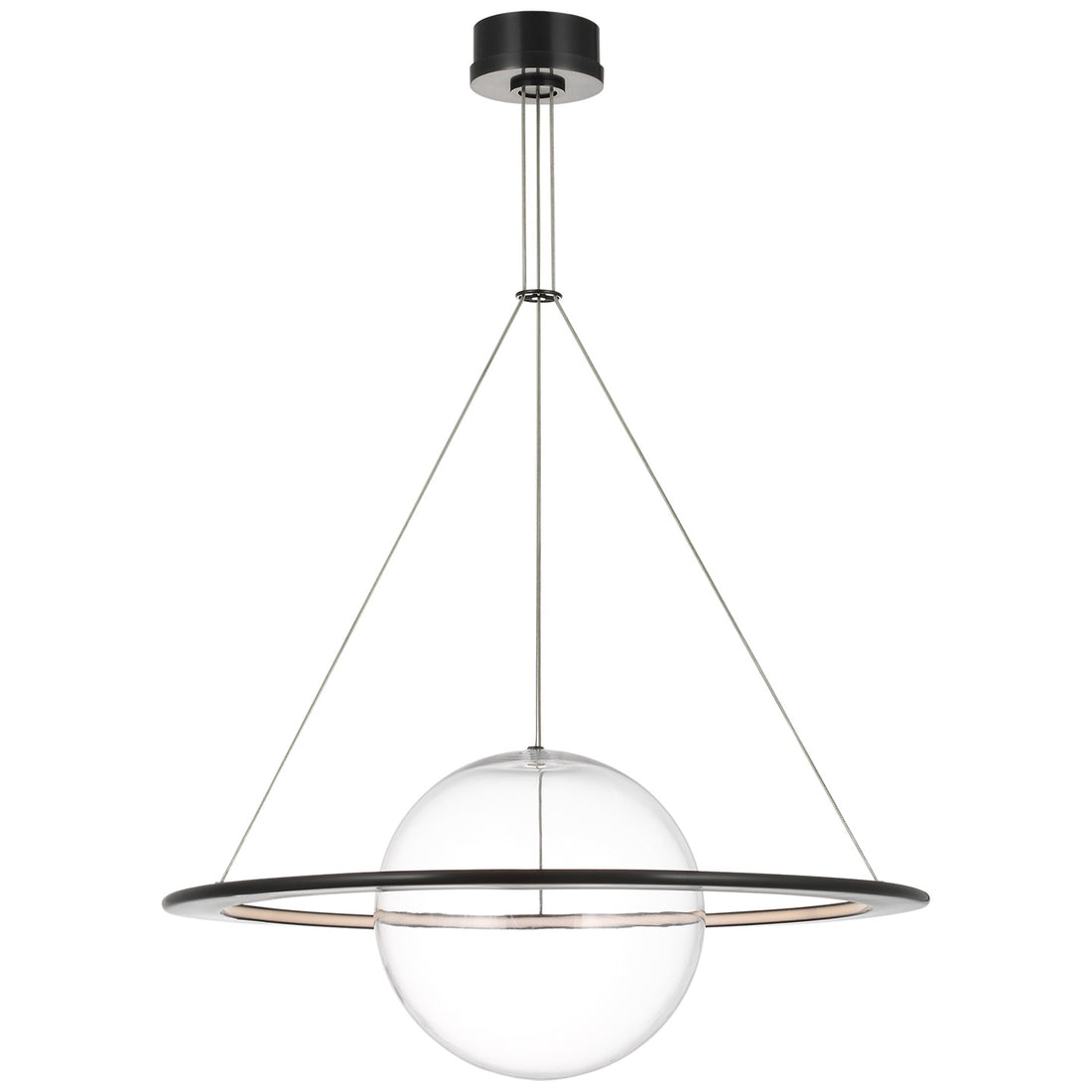 VISUAL COMFORT SIGNATURE, COSMOS RING AND ORB CHANDELIER, CHANDELIER LIGHT