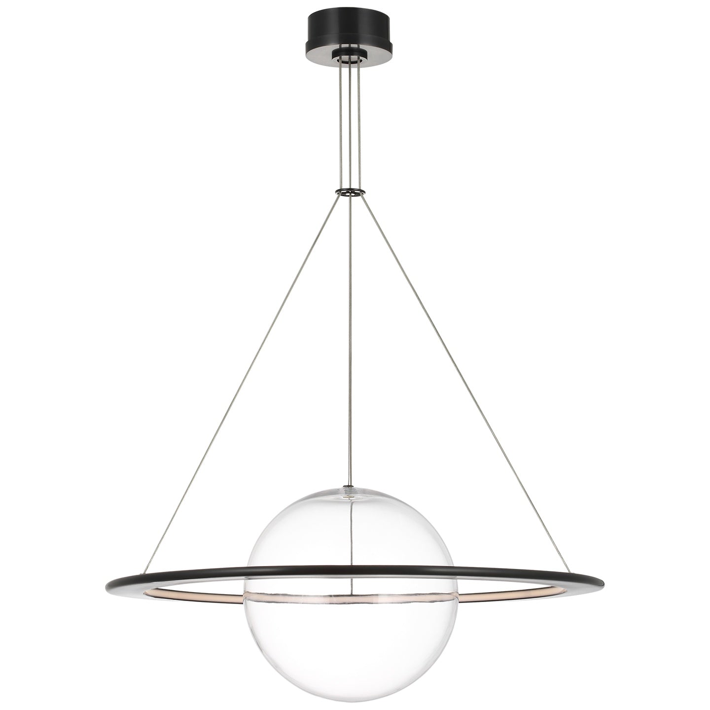 VISUAL COMFORT SIGNATURE, COSMOS RING AND ORB CHANDELIER, CHANDELIER LIGHT