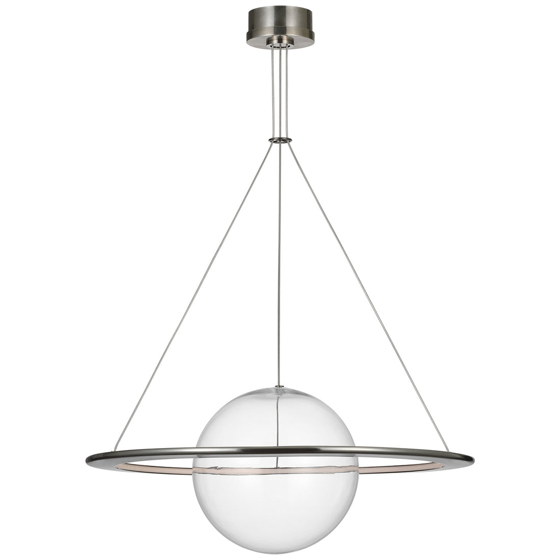 VISUAL COMFORT SIGNATURE, COSMOS RING AND ORB CHANDELIER, CHANDELIER LIGHT