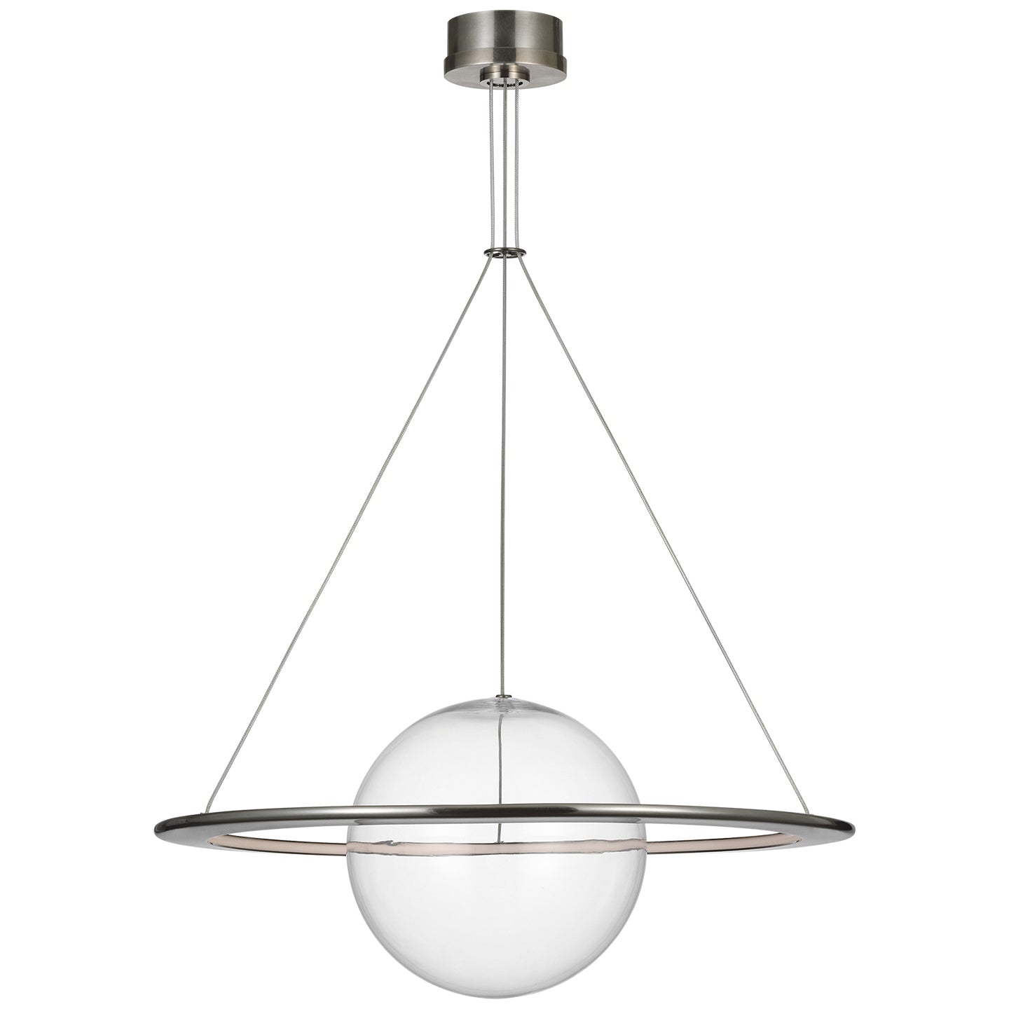 VISUAL COMFORT SIGNATURE, COSMOS RING AND ORB CHANDELIER, CHANDELIER LIGHT