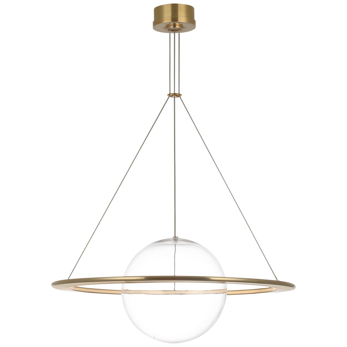 VISUAL COMFORT SIGNATURE, COSMOS RING AND ORB CHANDELIER, CHANDELIER LIGHT